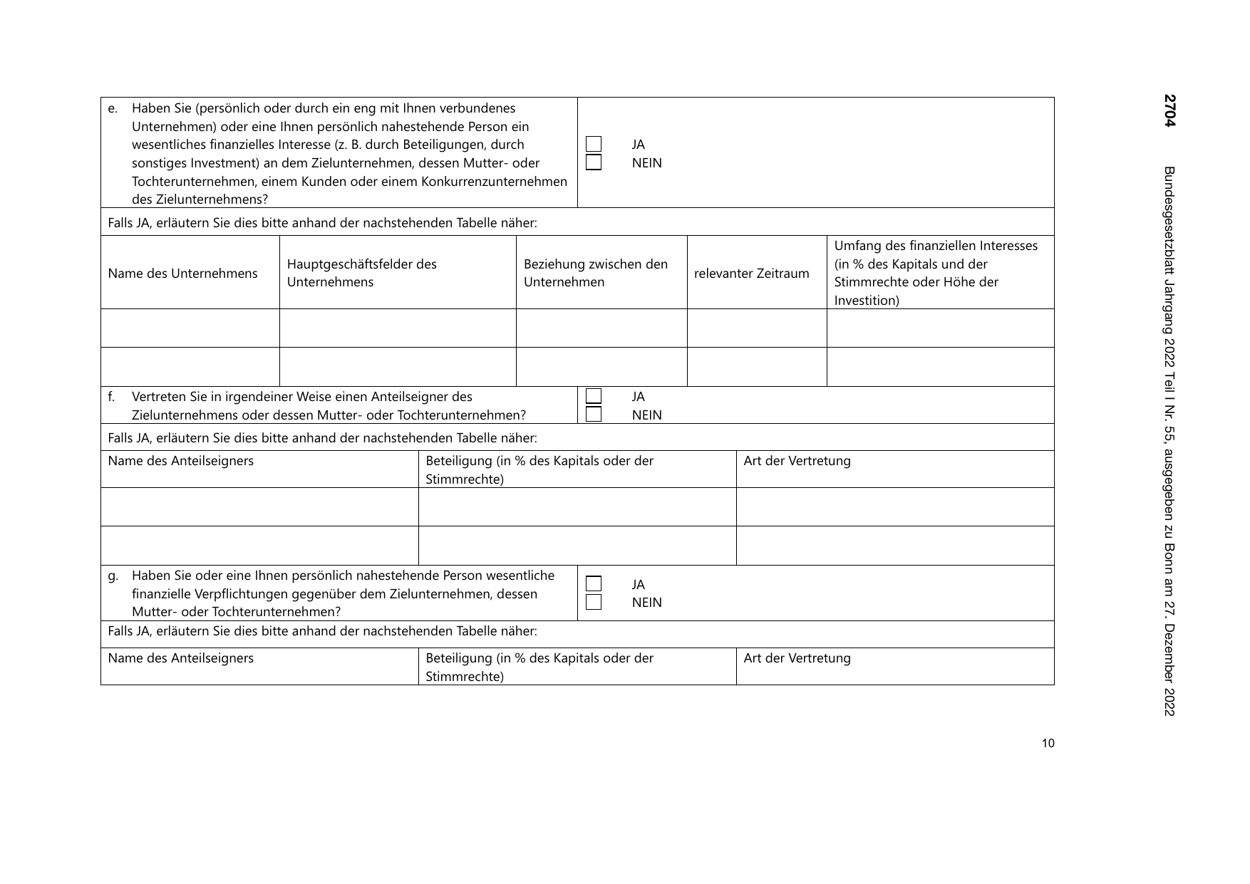 BGBl. 2022, Seite 2704 — Originalseite als Abbildung