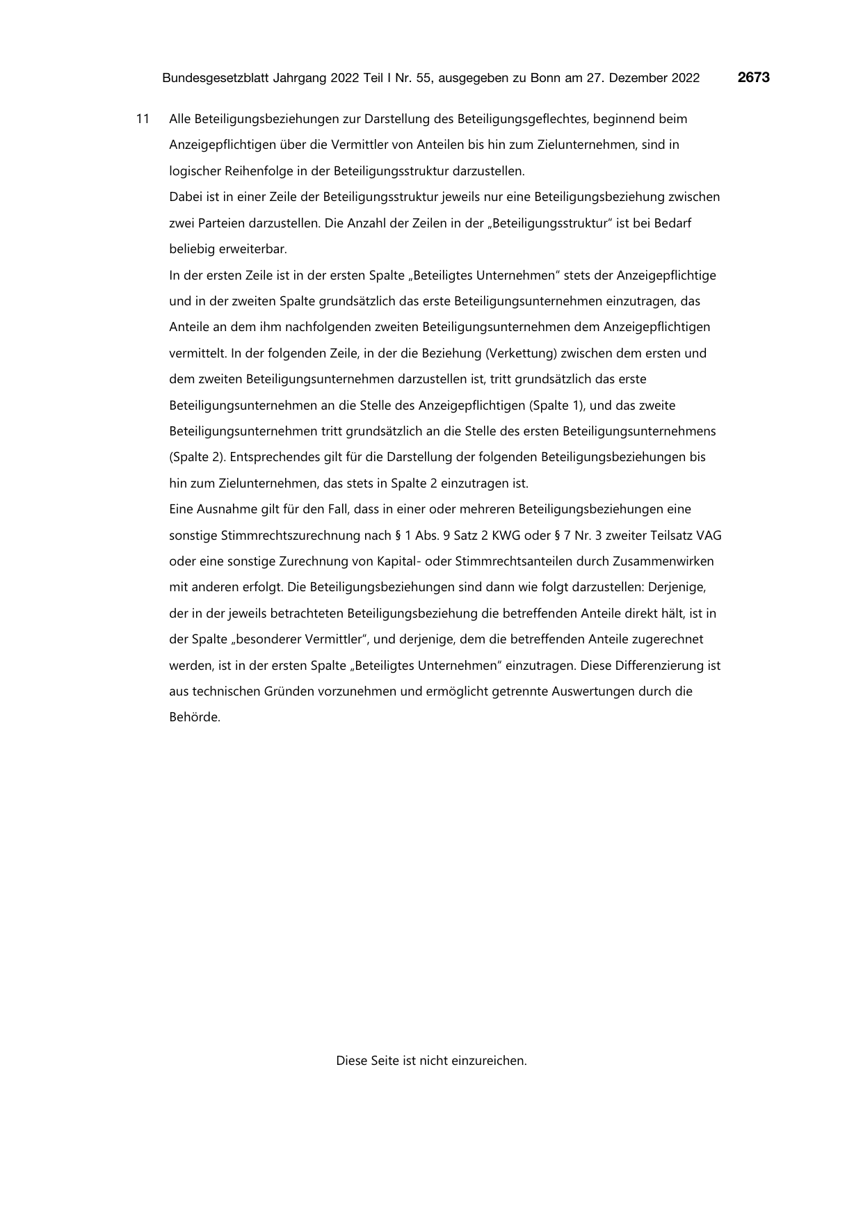 BGBl. 2022, Seite 2673 — Originalseite als Abbildung