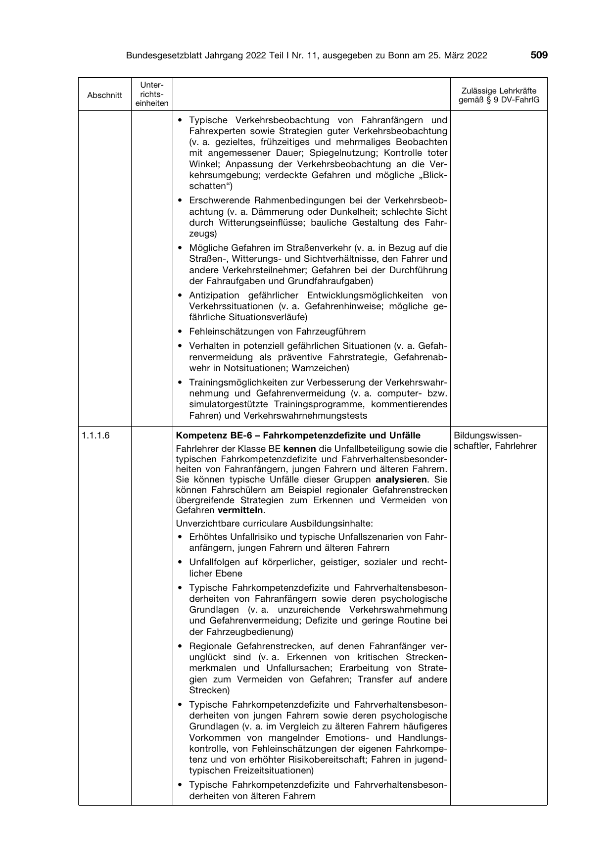 BGBl. 2022, Seite 509 — Originalseite als Abbildung
