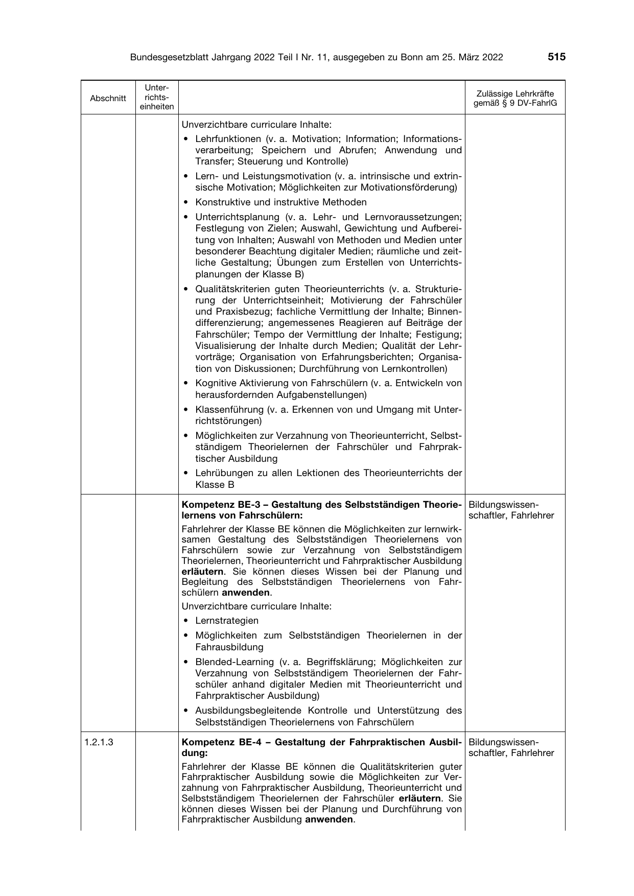 BGBl. 2022, Seite 515 — Originalseite als Abbildung