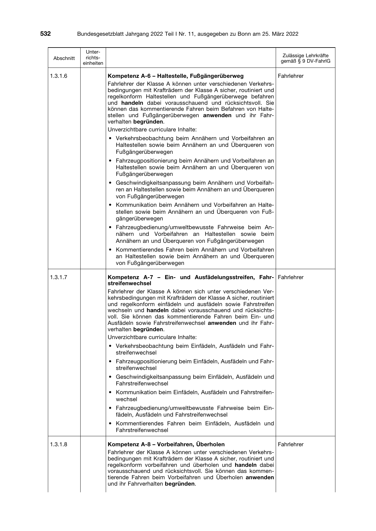 BGBl. 2022, Seite 532 — Originalseite als Abbildung