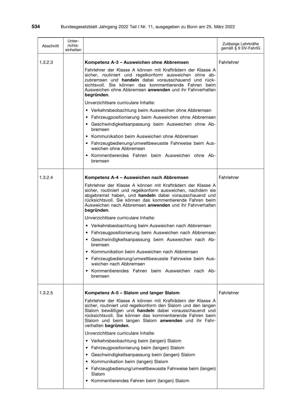 BGBl. 2022, Seite 534 — Originalseite als Abbildung