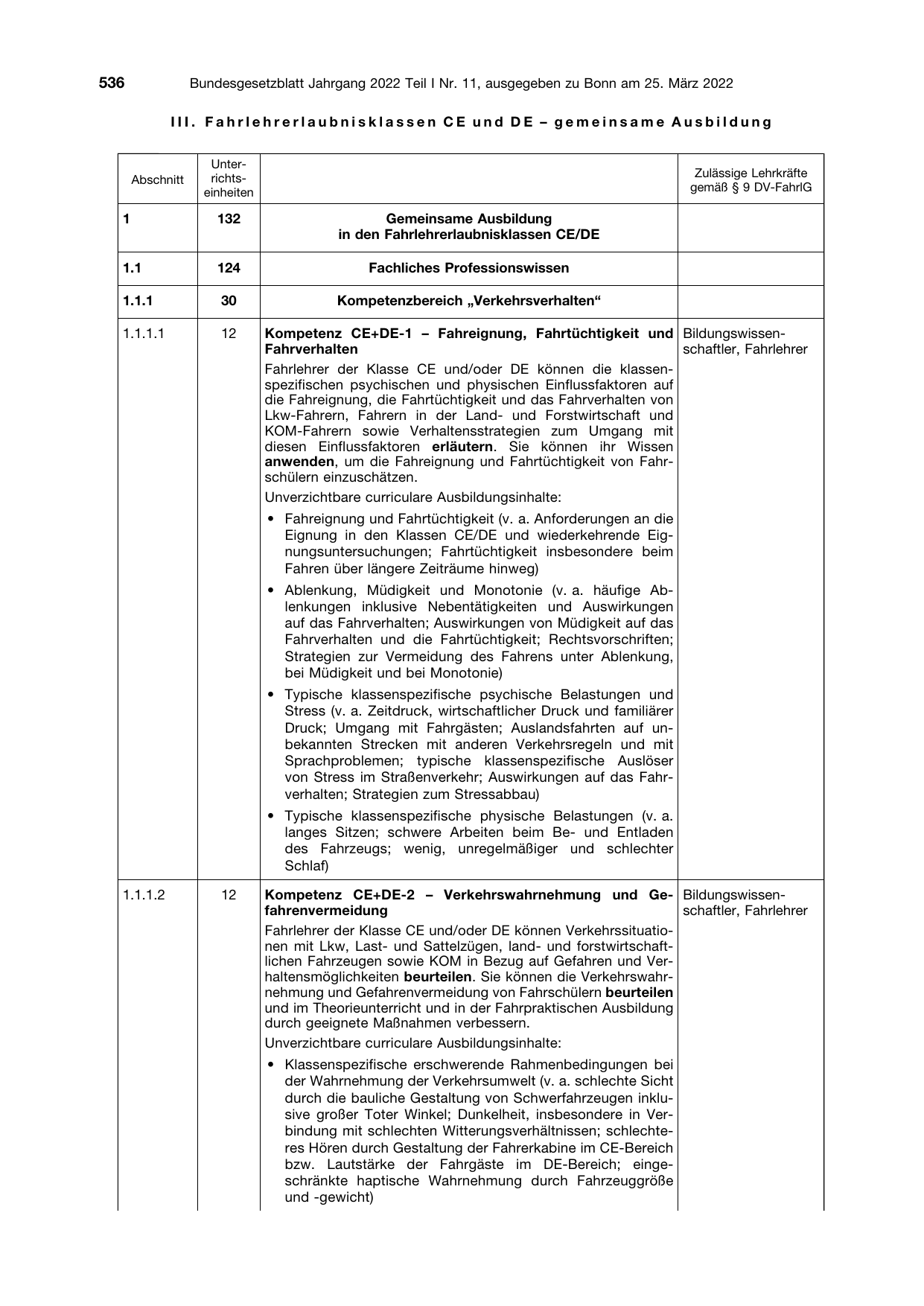 BGBl. 2022, Seite 536 — Originalseite als Abbildung