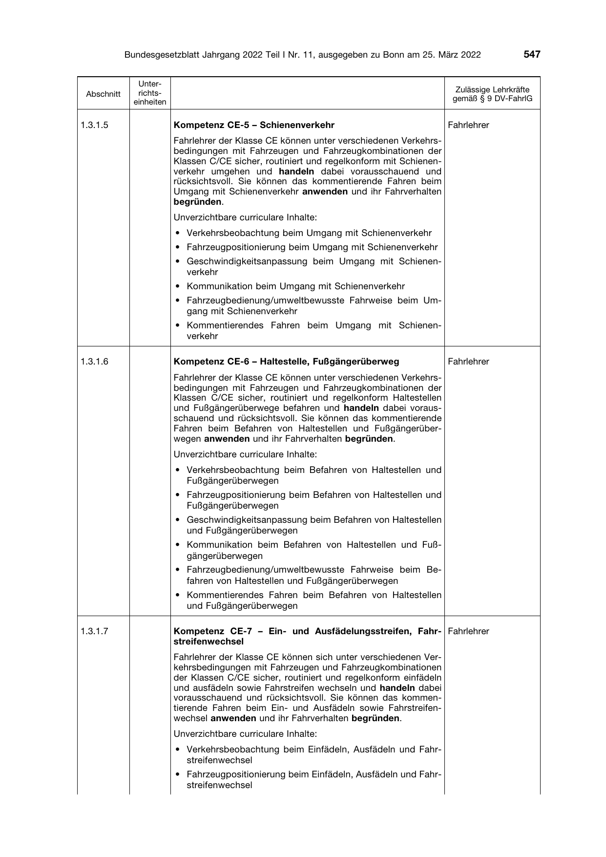 BGBl. 2022, Seite 547 — Originalseite als Abbildung