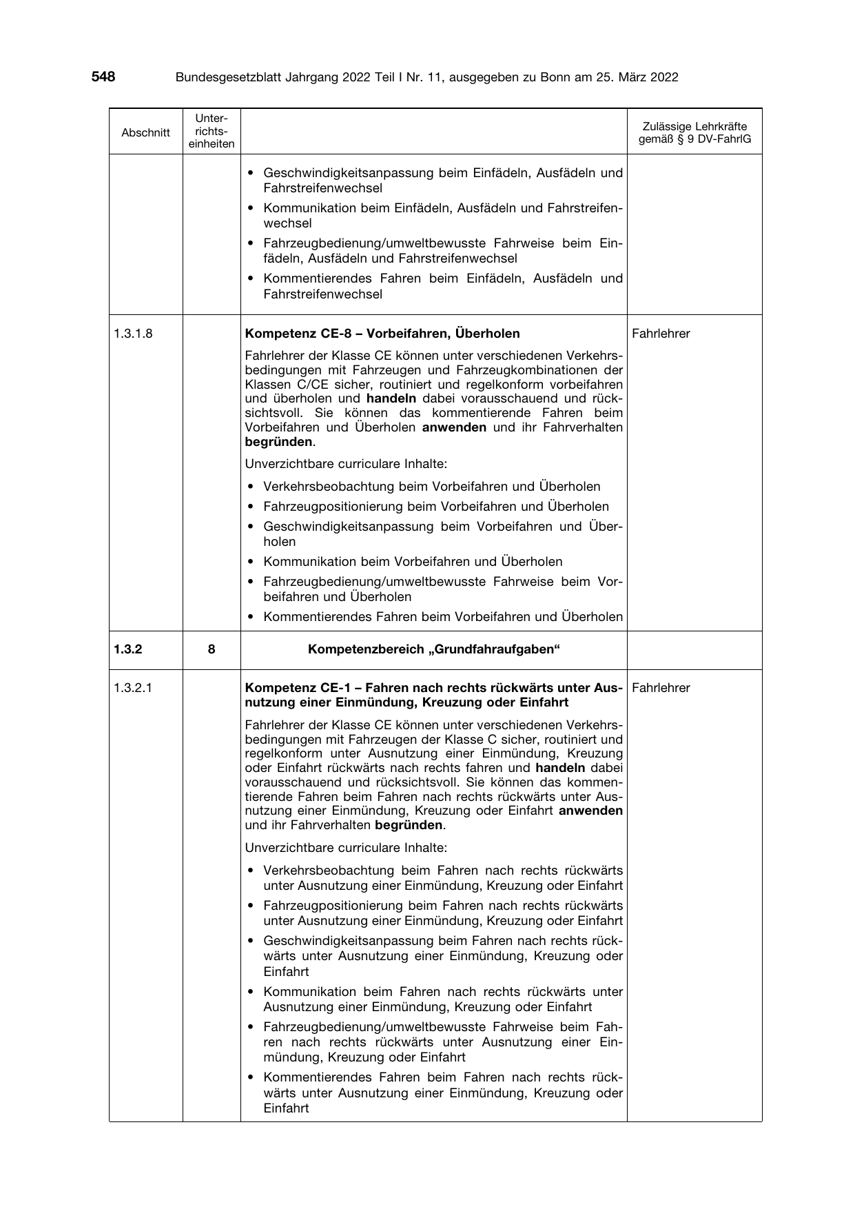 BGBl. 2022, Seite 548 — Originalseite als Abbildung