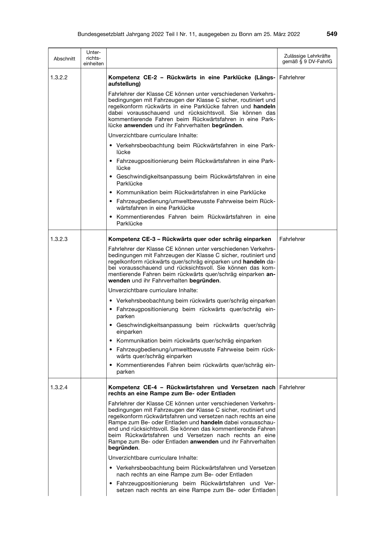 BGBl. 2022, Seite 549 — Originalseite als Abbildung