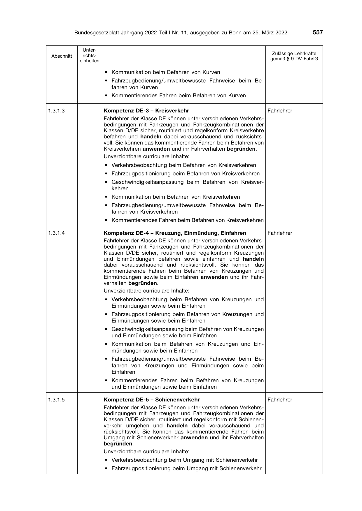 BGBl. 2022, Seite 557 — Originalseite als Abbildung