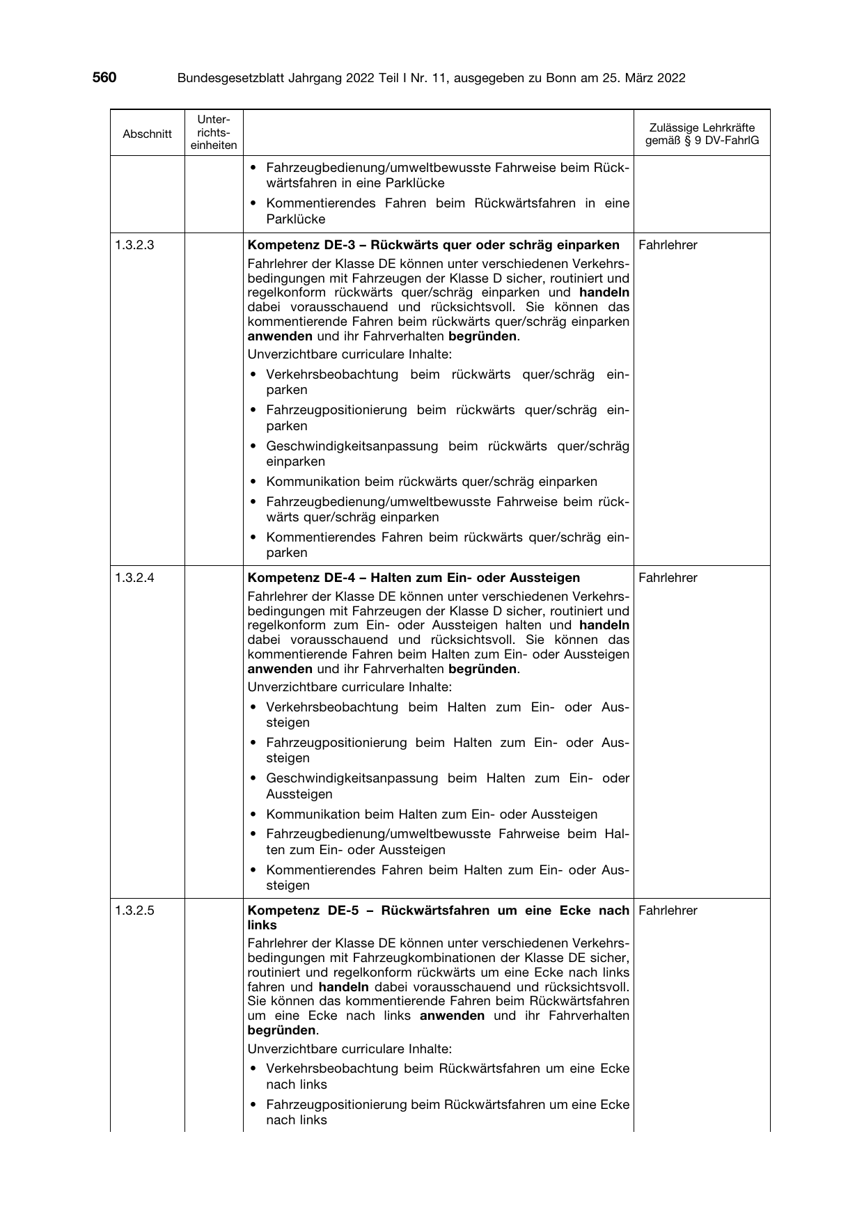 BGBl. 2022, Seite 560 — Originalseite als Abbildung