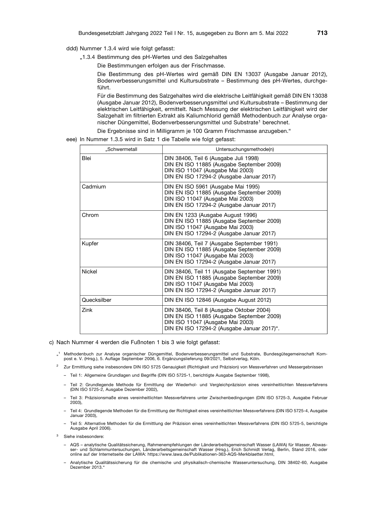 BGBl. 2022, Seite 713 — Originalseite als Abbildung
