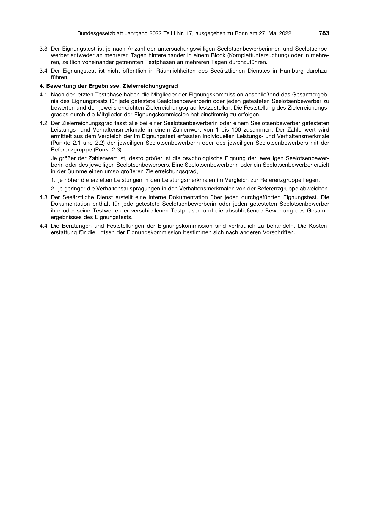 BGBl. 2022, Seite 783 — Originalseite als Abbildung