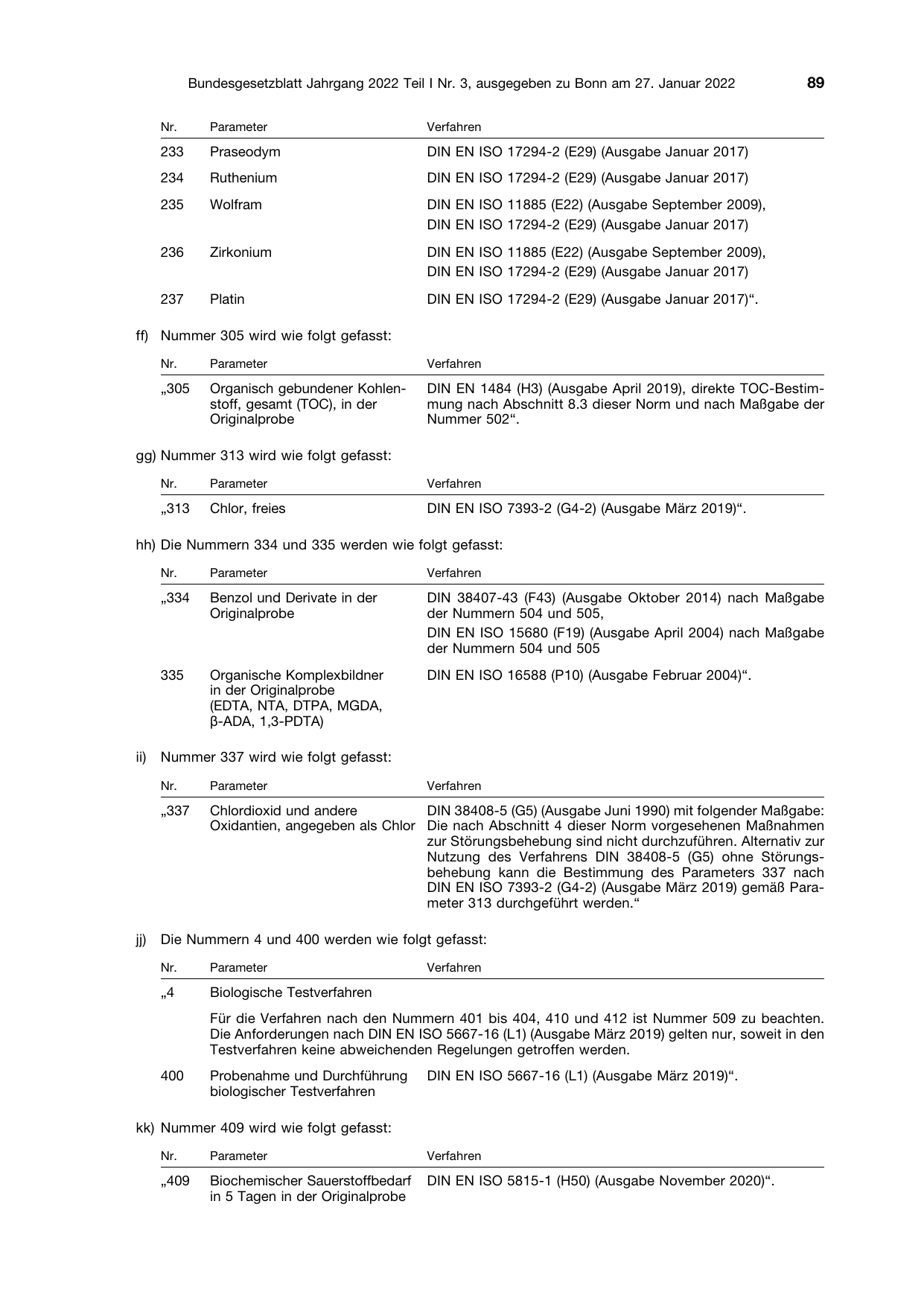 BGBl. 2022, Seite 89 — Originalseite als Abbildung