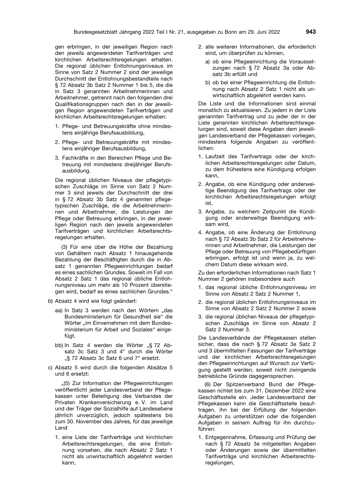 BGBl. 2022, Seite 943 — Originalseite als Abbildung