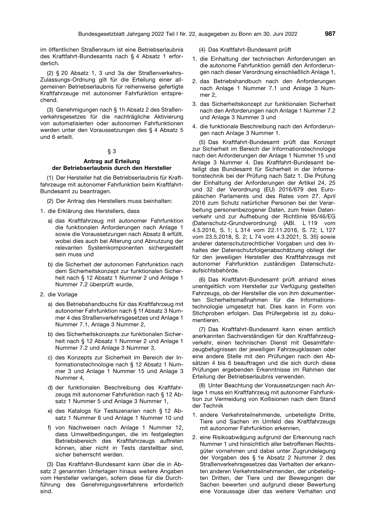 BGBl. 2022, Seite 987 — Originalseite als Abbildung