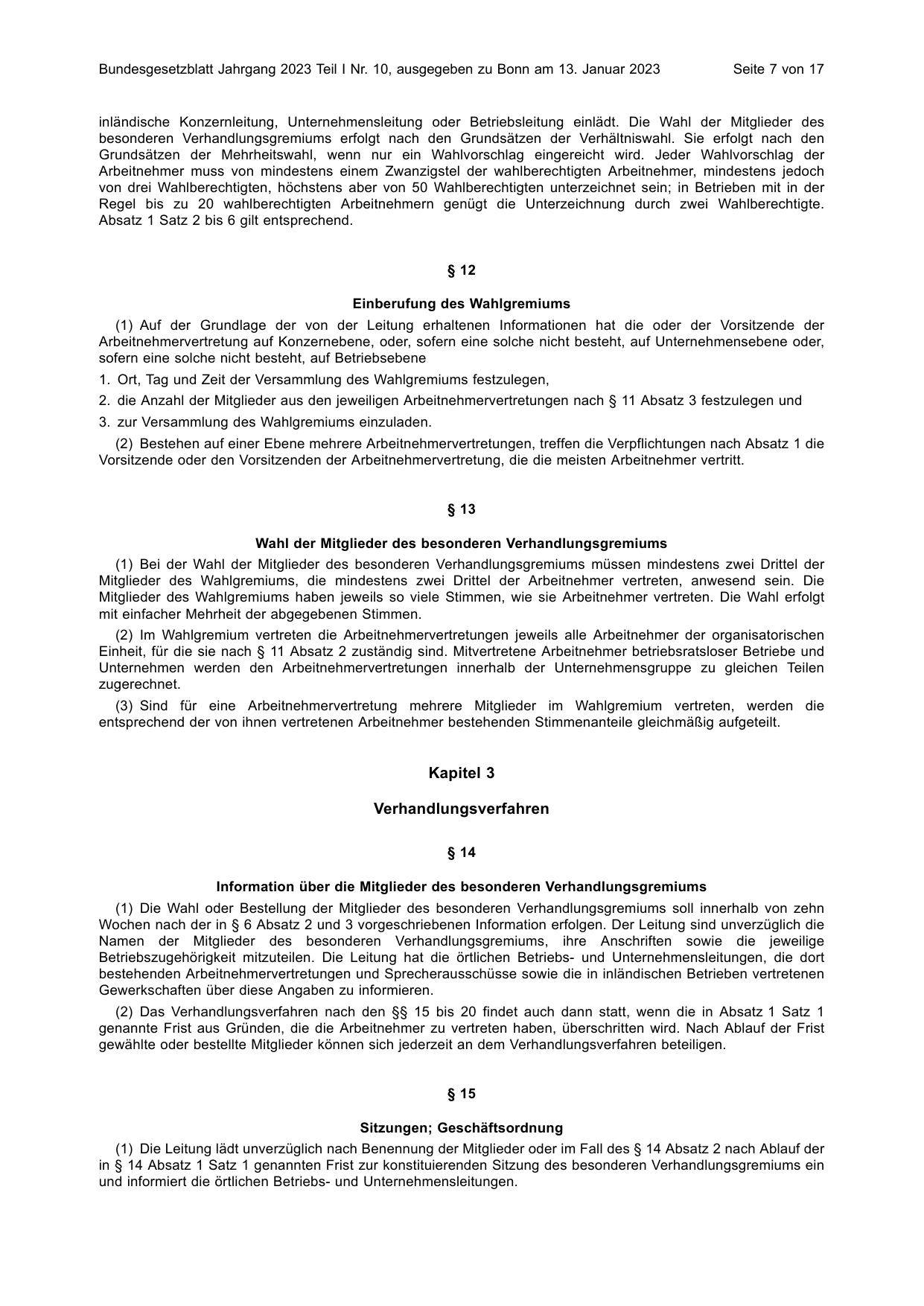 BGBl. 2023, Seite 7 — Originalseite als Abbildung