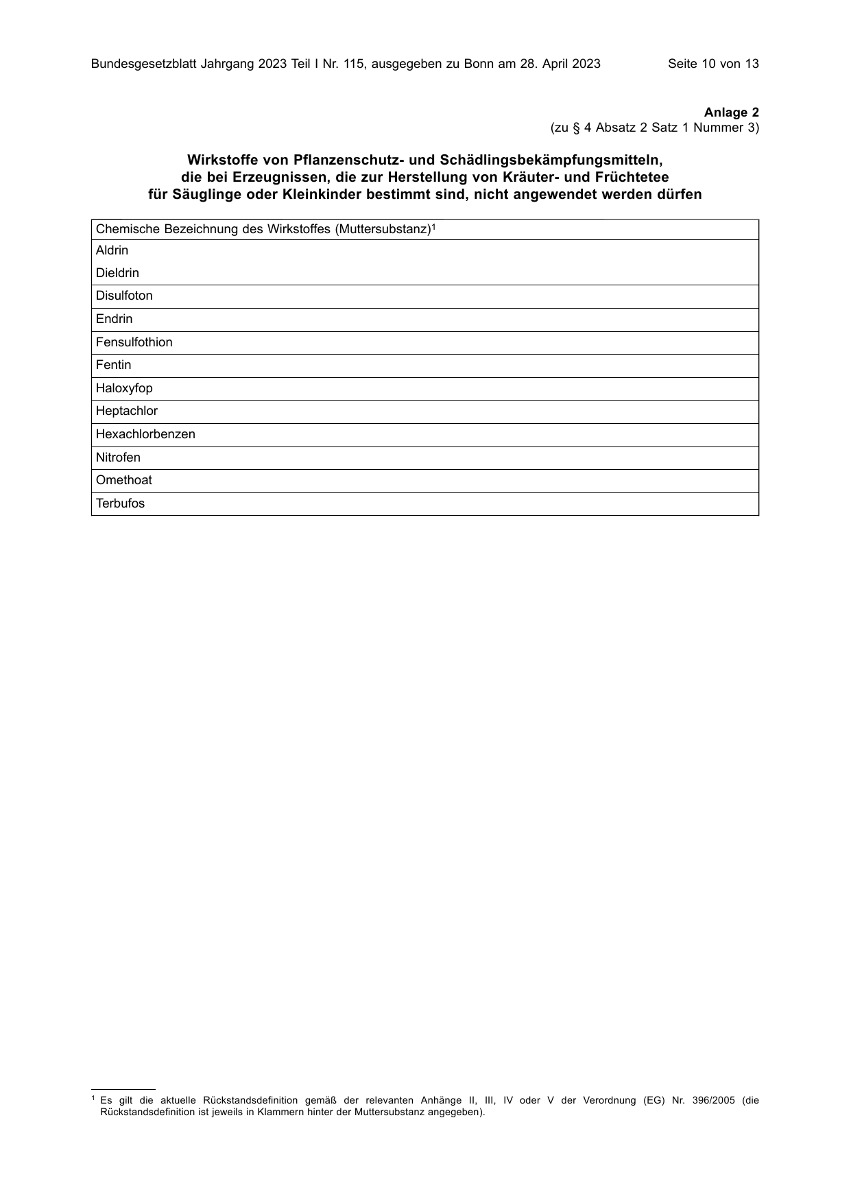 BGBl. 2023, Seite 10 — Originalseite als Abbildung