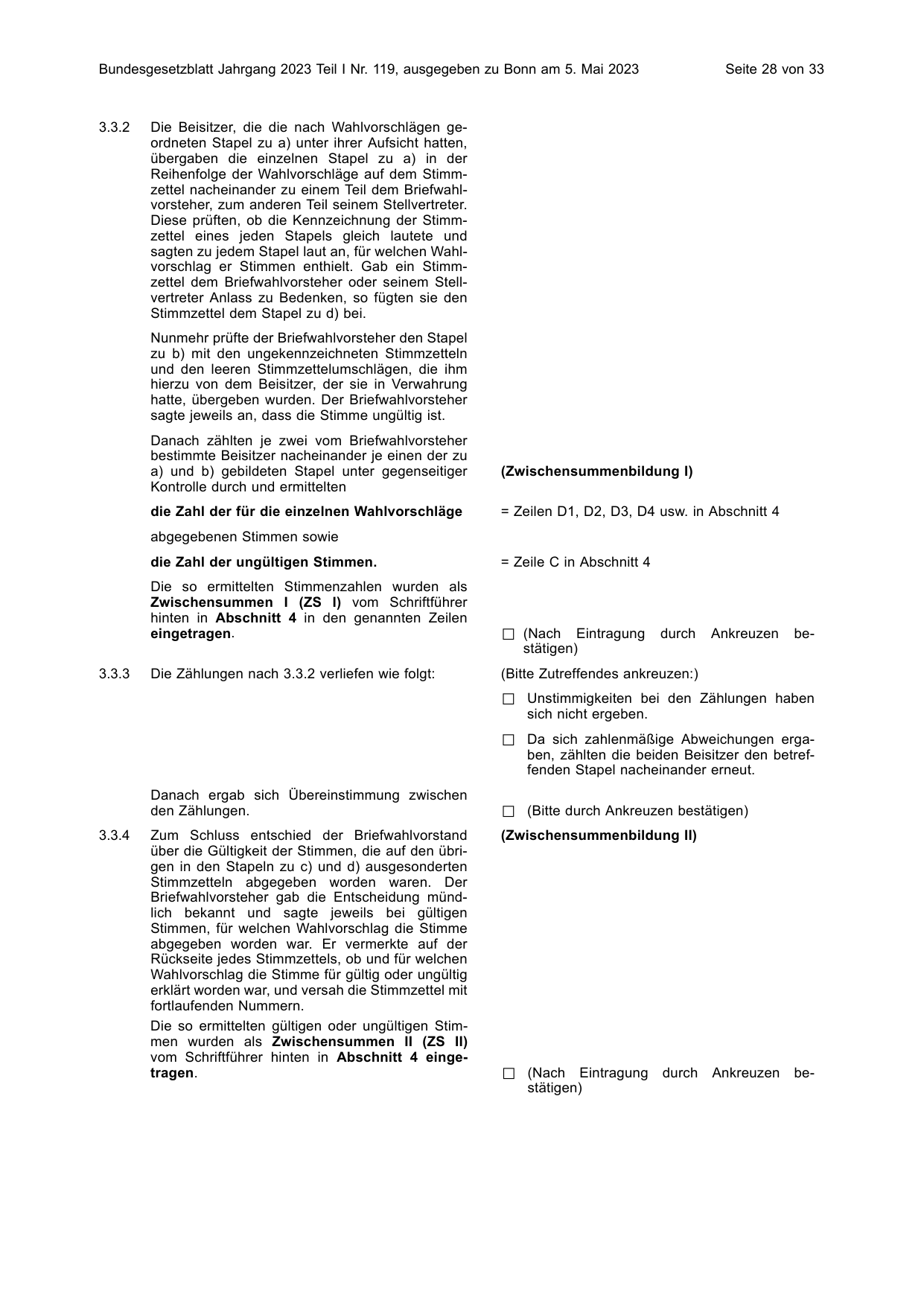 BGBl. 2023, Seite 28 — Originalseite als Abbildung