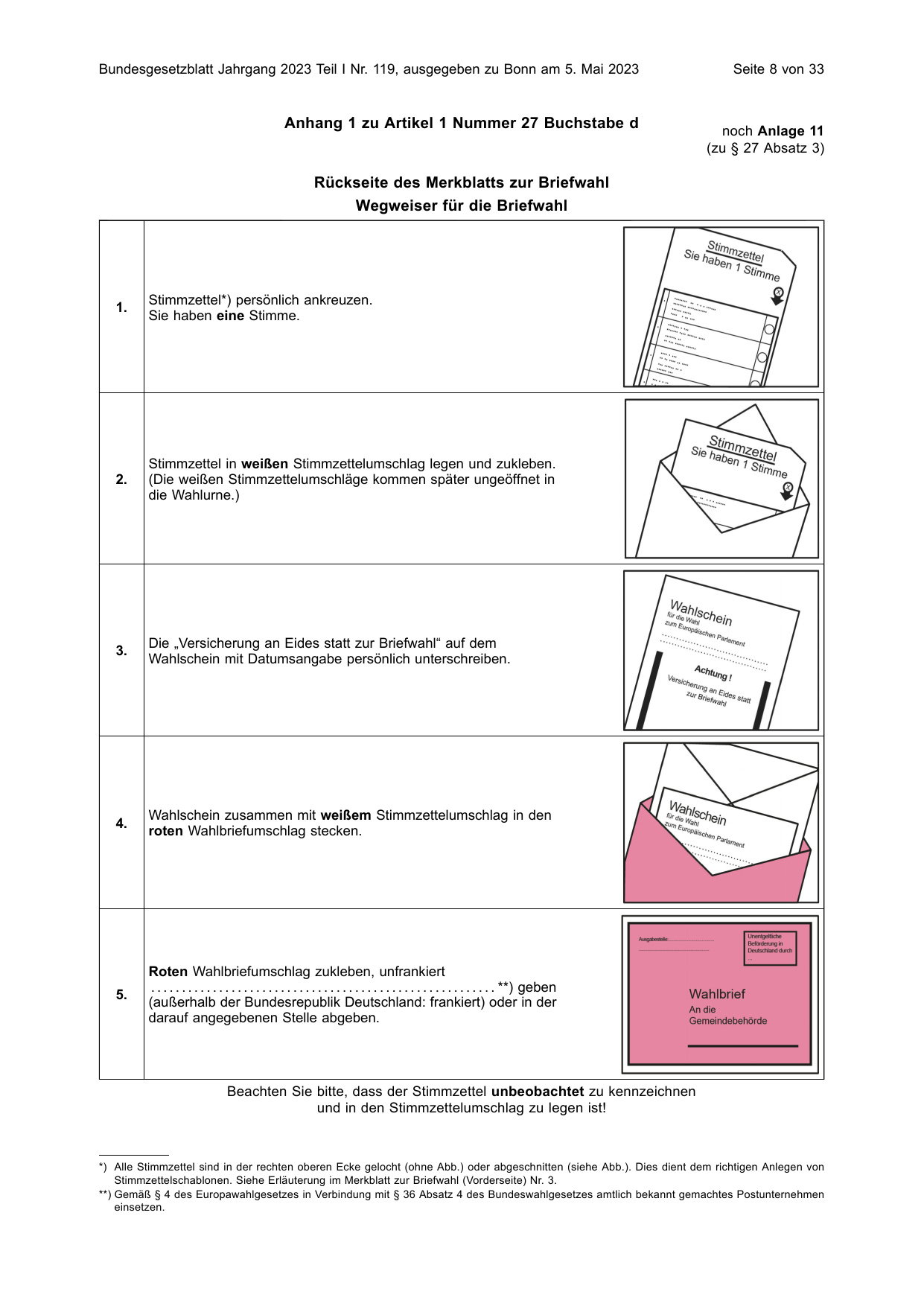 BGBl. 2023, Seite 8 — Originalseite als Abbildung