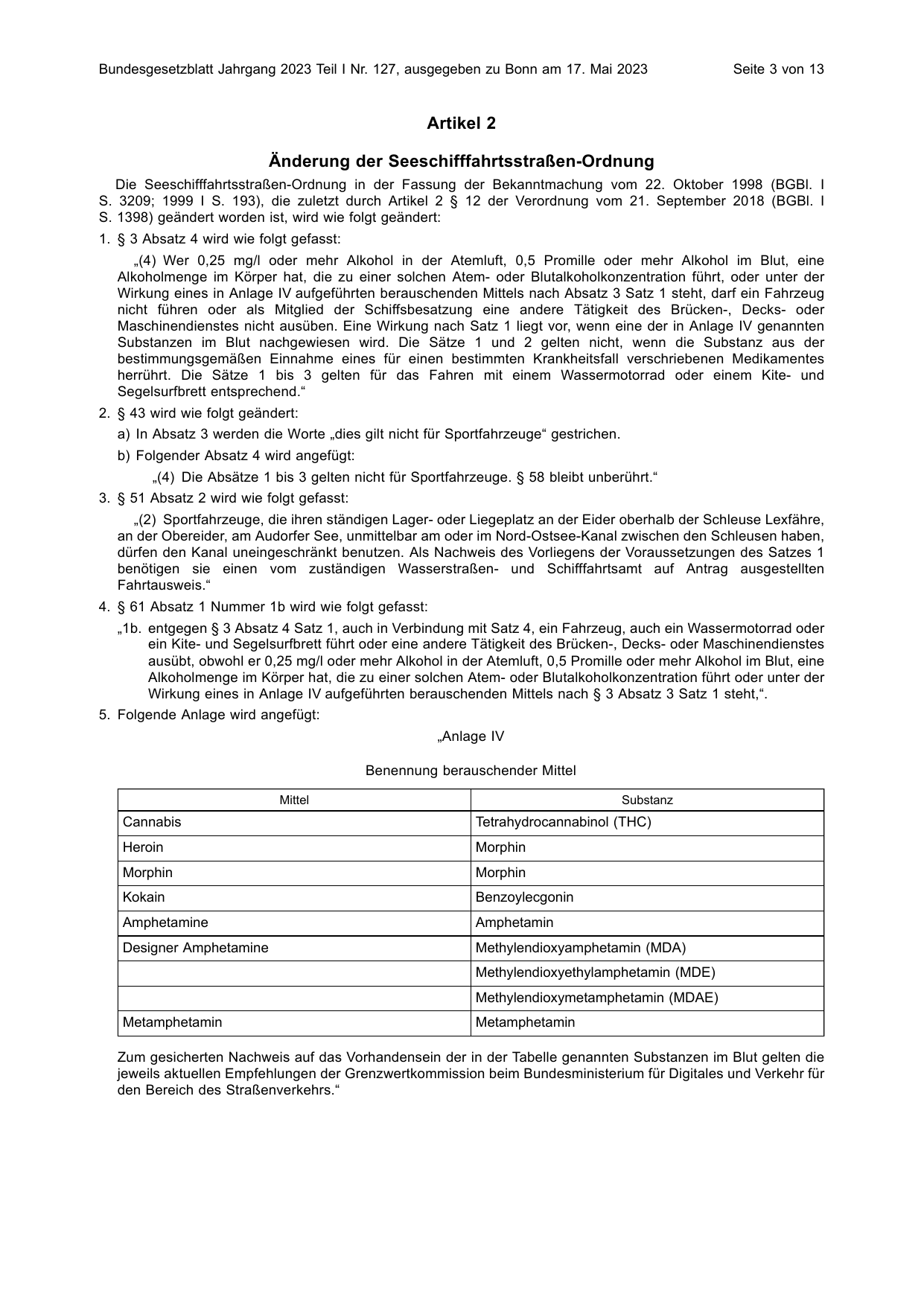 BGBl. 2023, Seite 3 — Originalseite als Abbildung