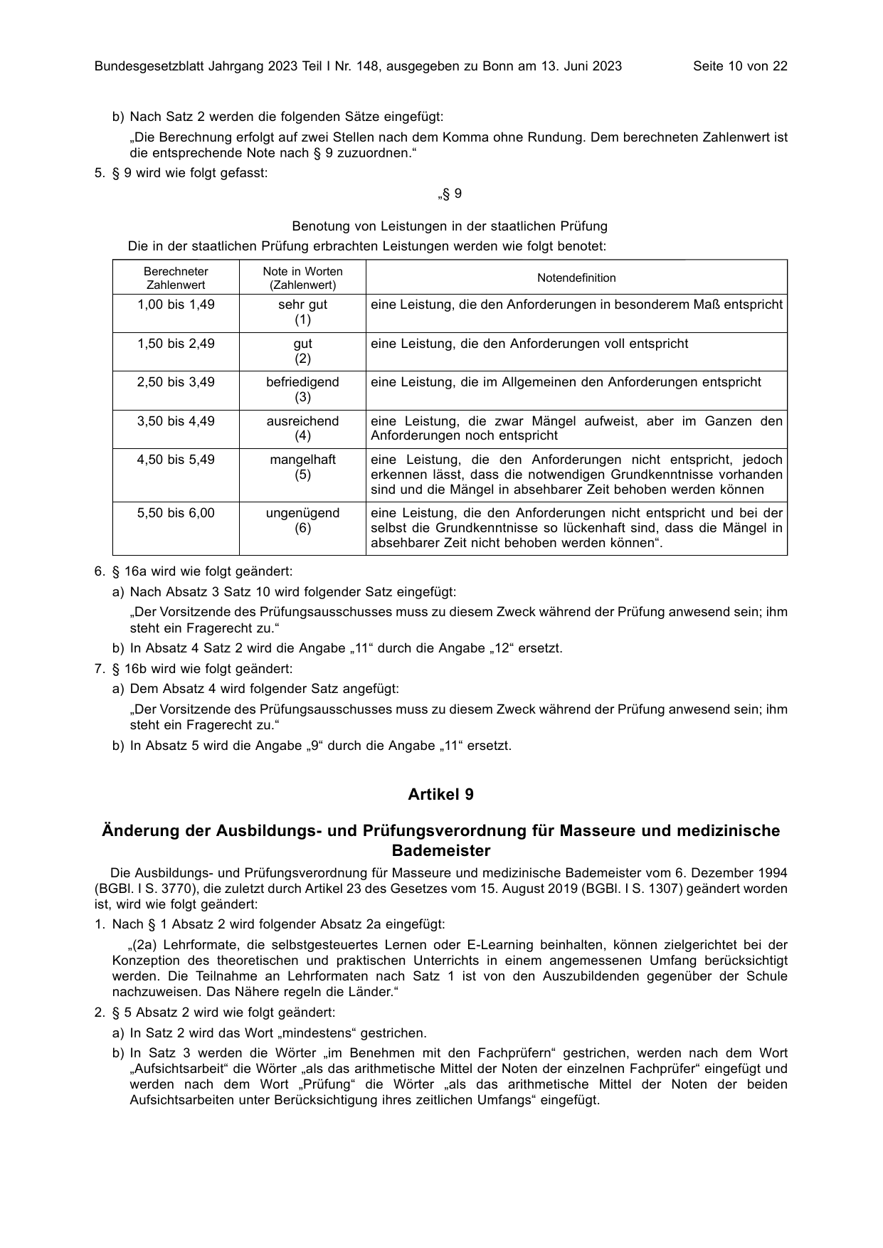 BGBl. 2023, Seite 10 — Originalseite als Abbildung
