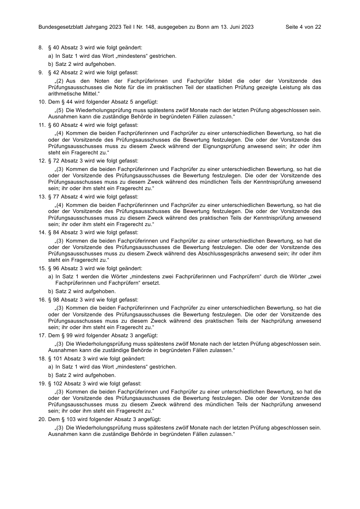 BGBl. 2023, Seite 4 — Originalseite als Abbildung