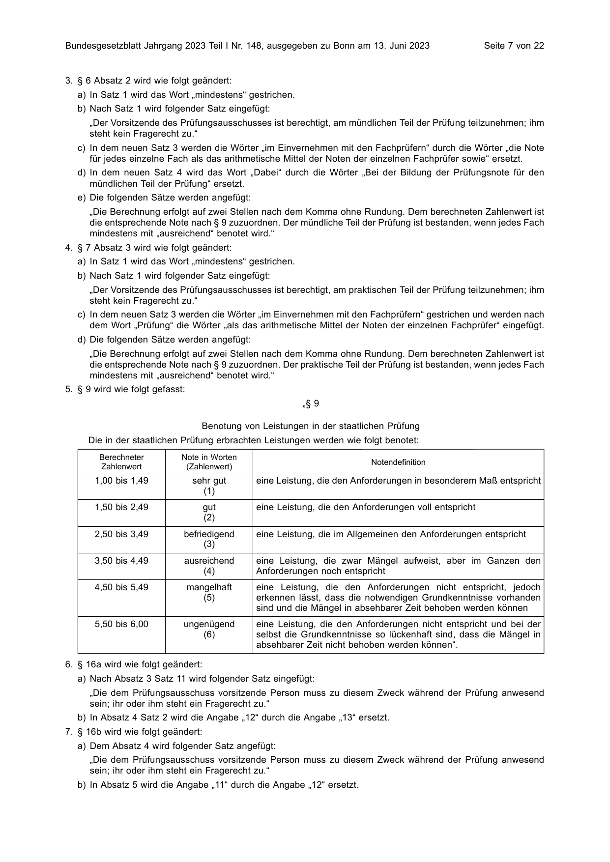 BGBl. 2023, Seite 7 — Originalseite als Abbildung
