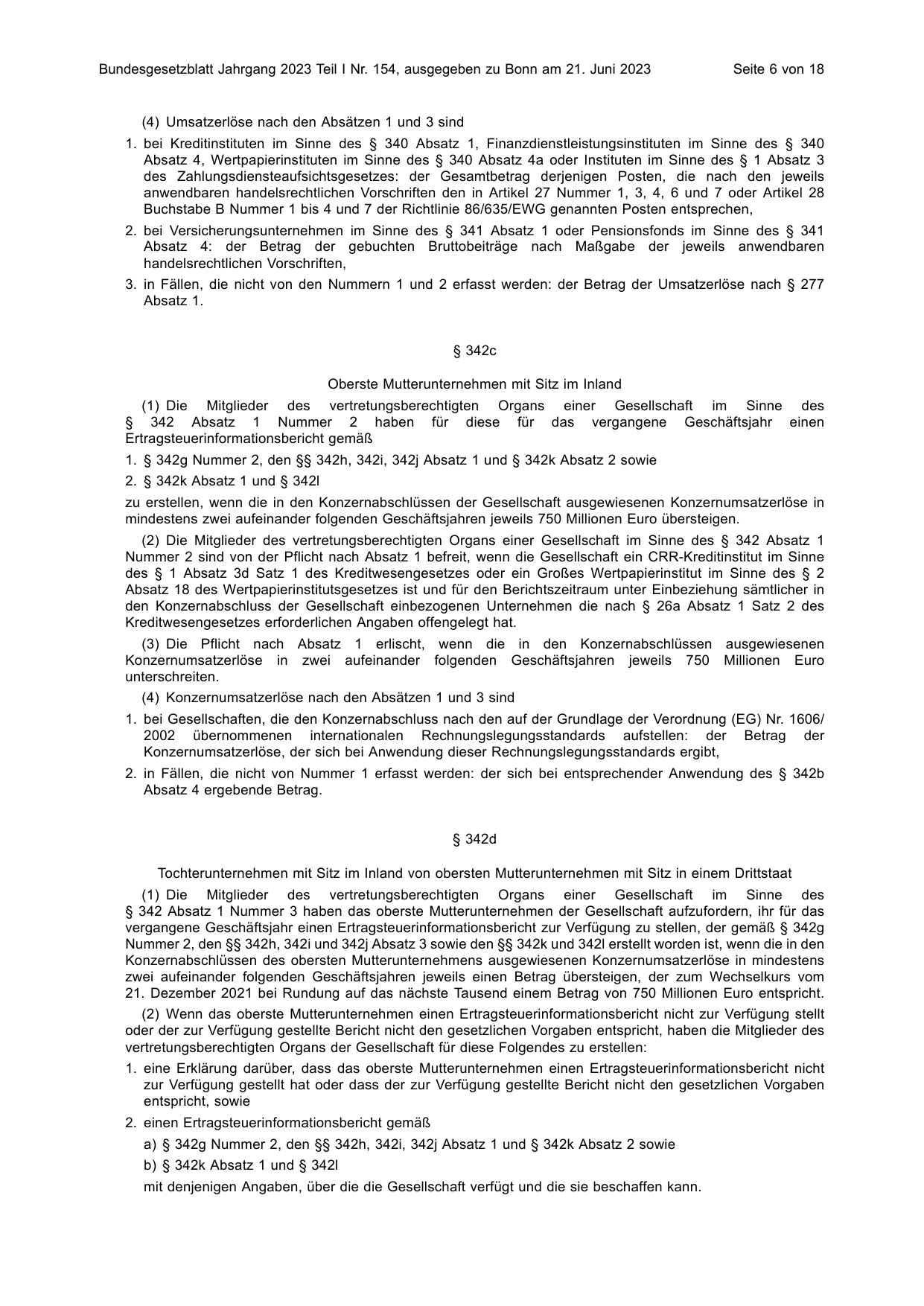 BGBl. 2023, Seite 6 — Originalseite als Abbildung