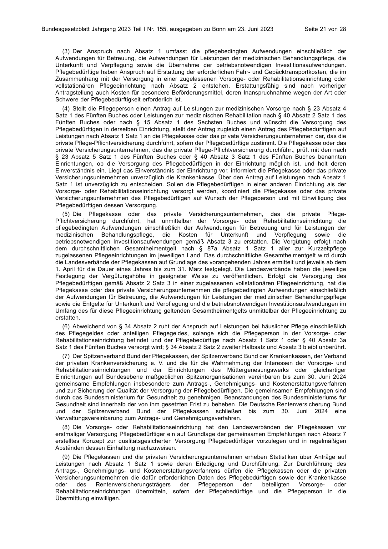 BGBl. 2023, Seite 21 — Originalseite als Abbildung