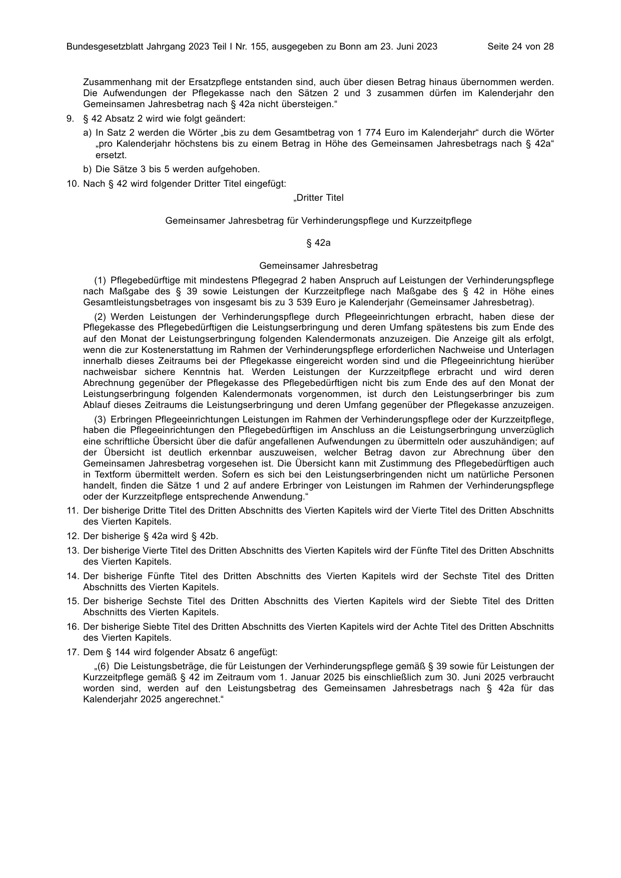BGBl. 2023, Seite 24 — Originalseite als Abbildung