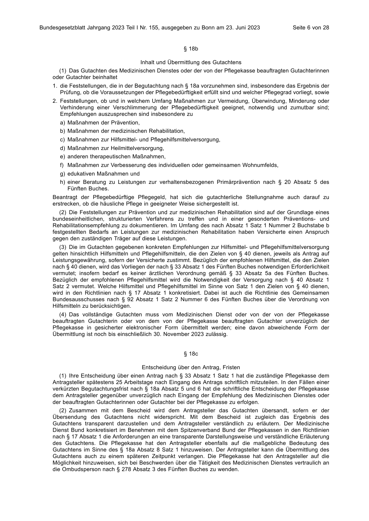 BGBl. 2023, Seite 6 — Originalseite als Abbildung