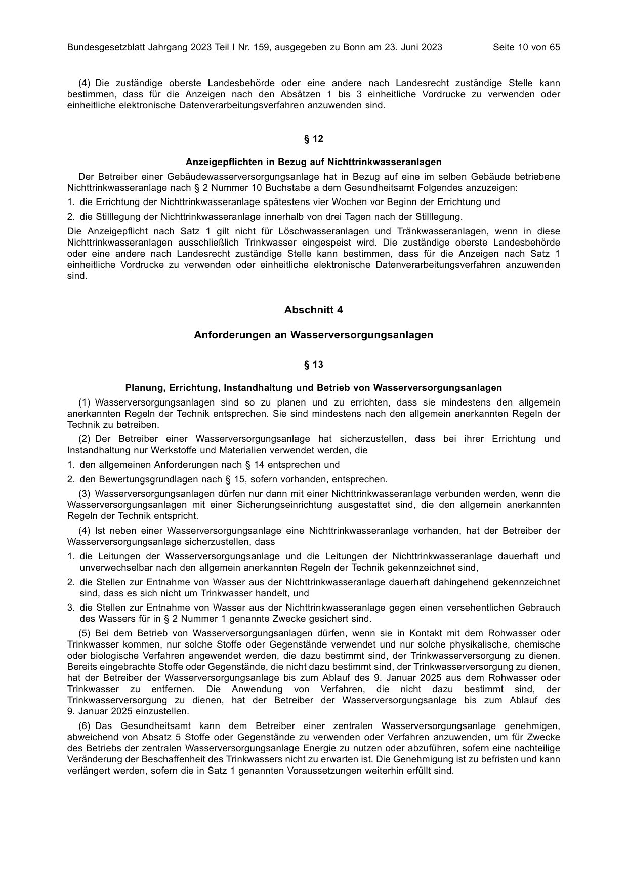 BGBl. 2023, Seite 10 — Originalseite als Abbildung