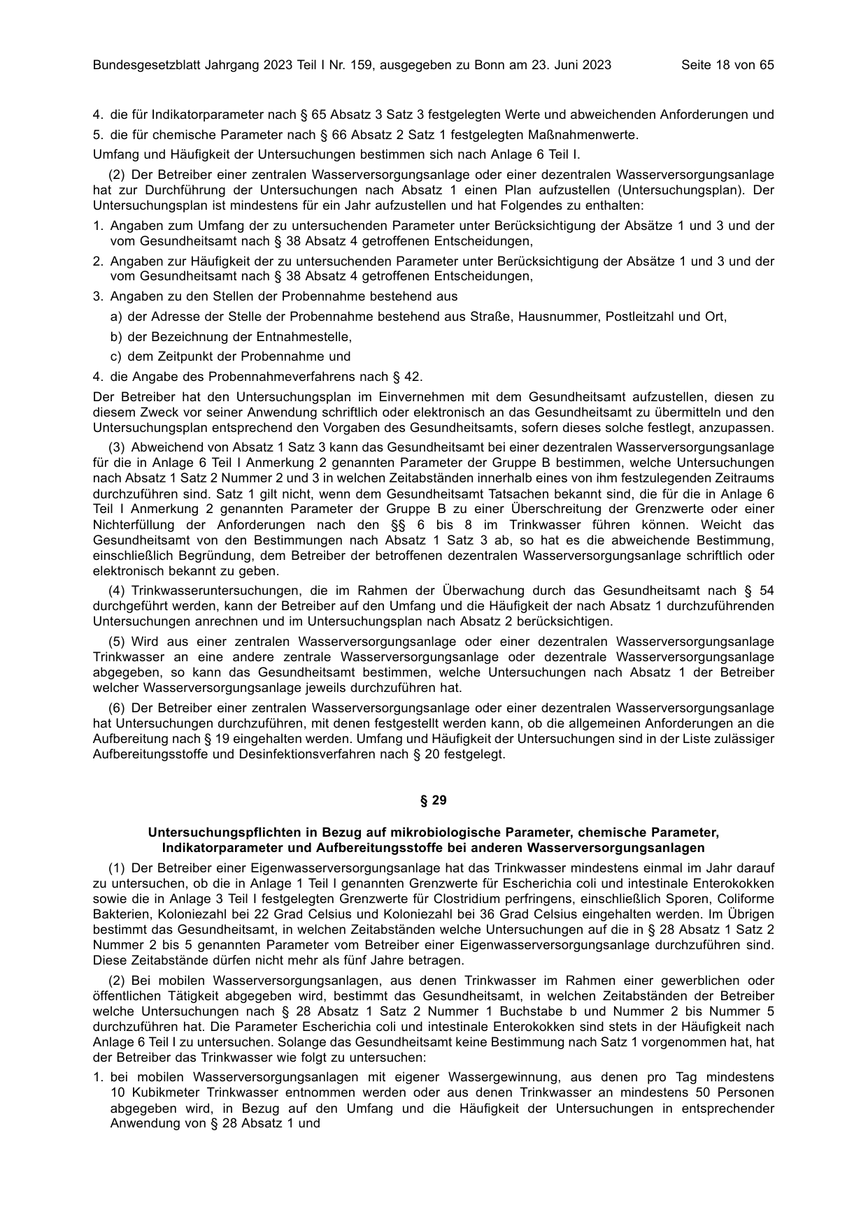 BGBl. 2023, Seite 18 — Originalseite als Abbildung
