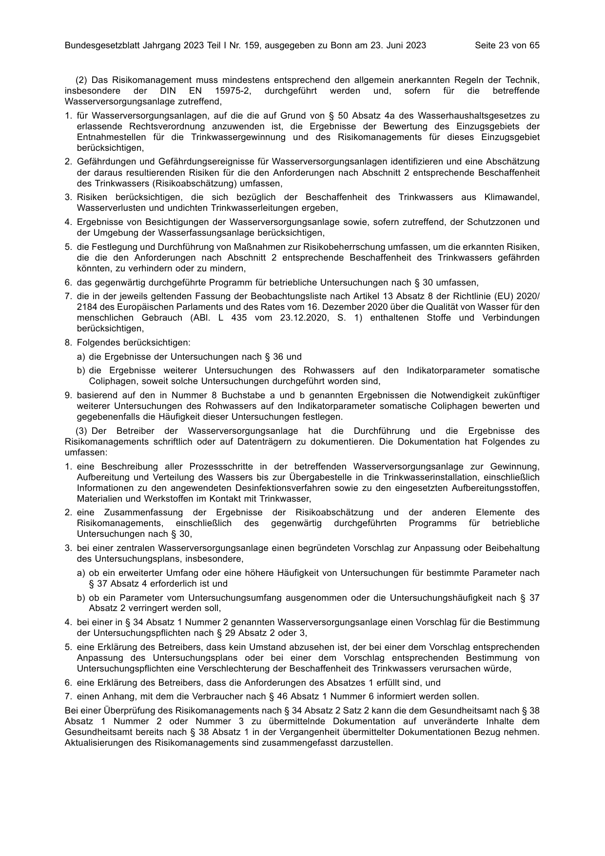 BGBl. 2023, Seite 23 — Originalseite als Abbildung