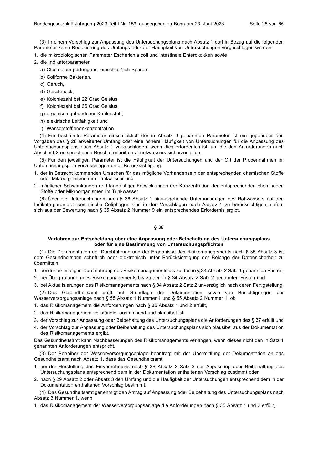 BGBl. 2023, Seite 25 — Originalseite als Abbildung