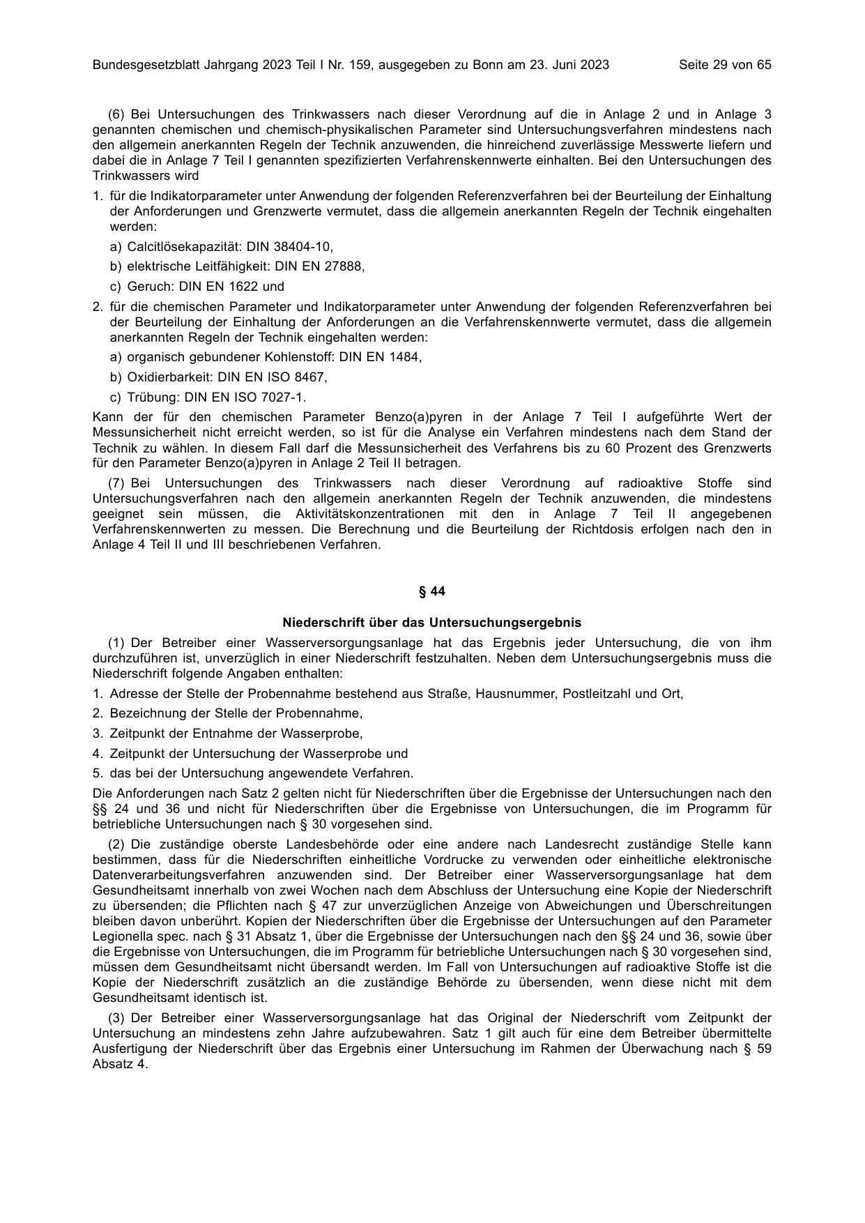 BGBl. 2023, Seite 29 — Originalseite als Abbildung
