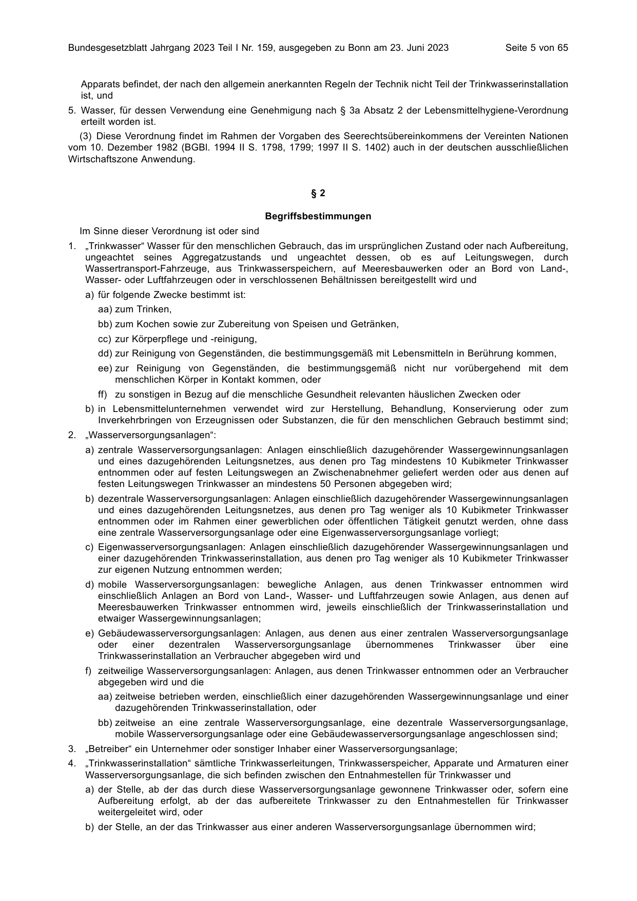 BGBl. 2023, Seite 5 — Originalseite als Abbildung