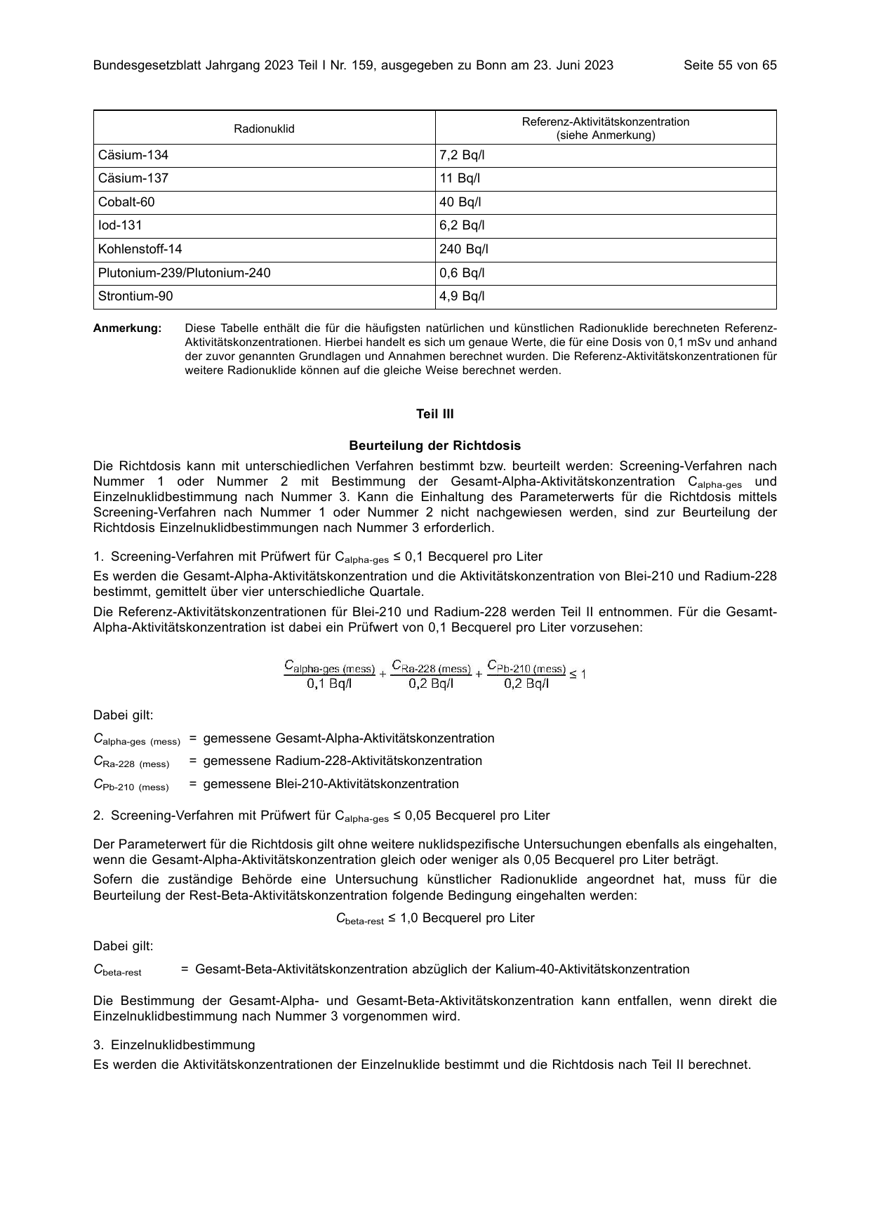 BGBl. 2023, Seite 55 — Originalseite als Abbildung