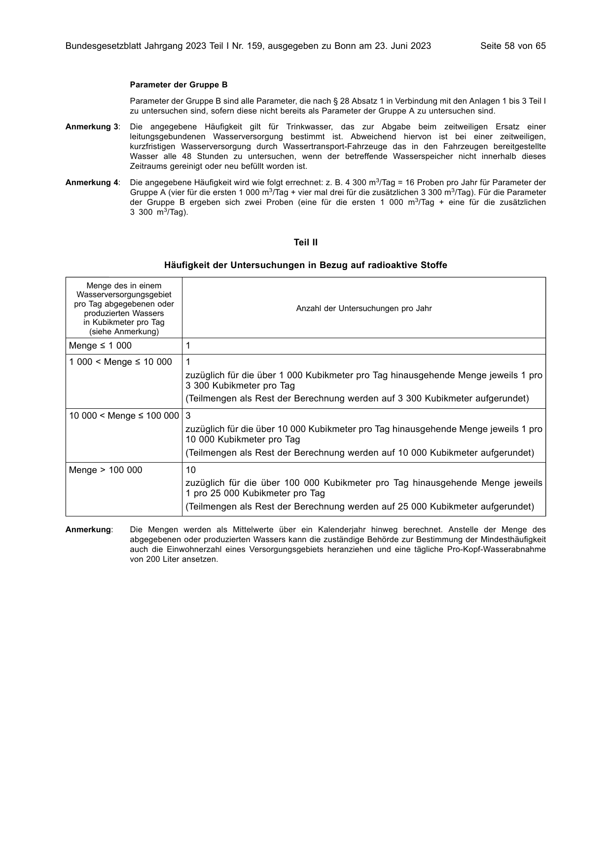 BGBl. 2023, Seite 58 — Originalseite als Abbildung