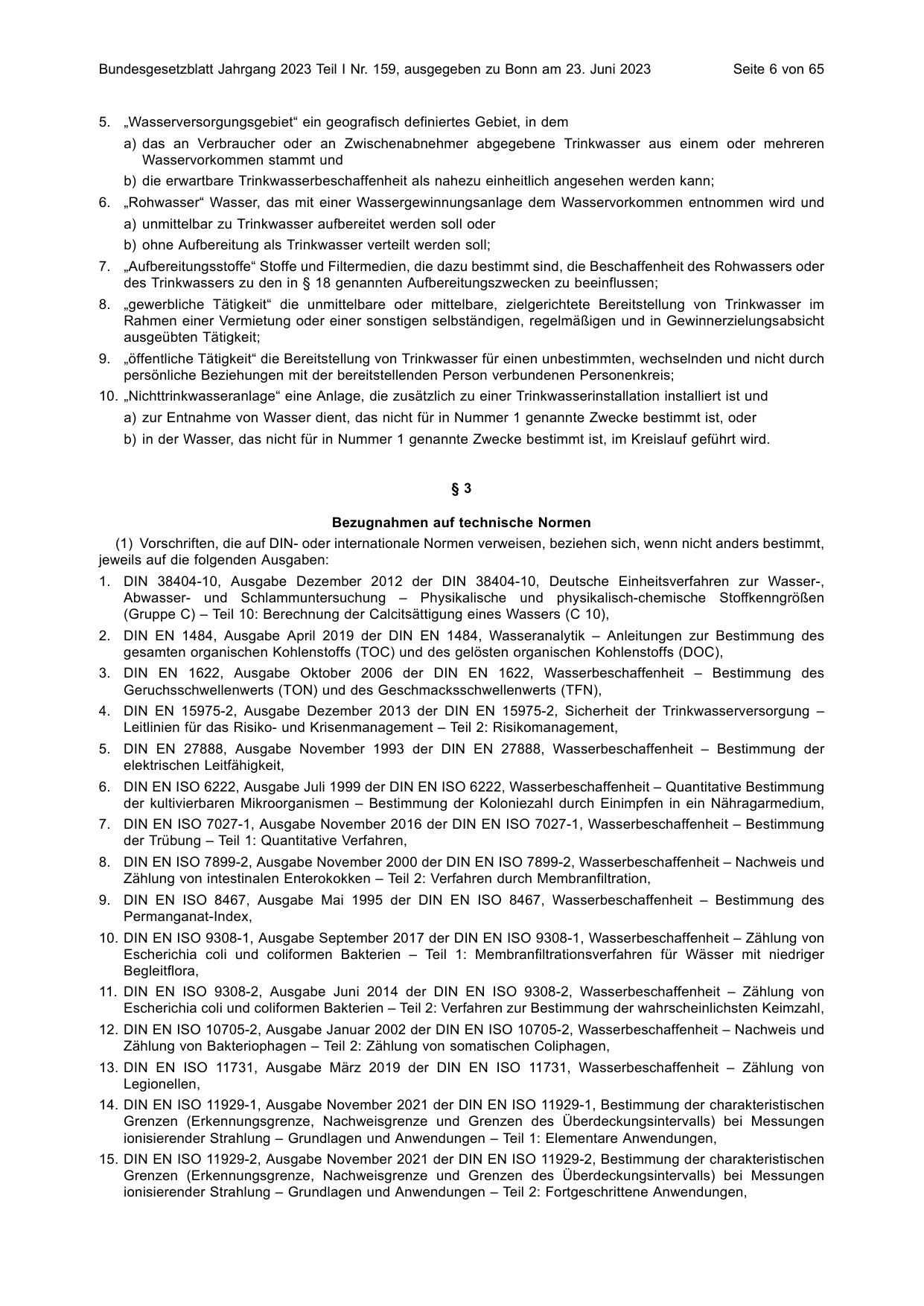 BGBl. 2023, Seite 6 — Originalseite als Abbildung