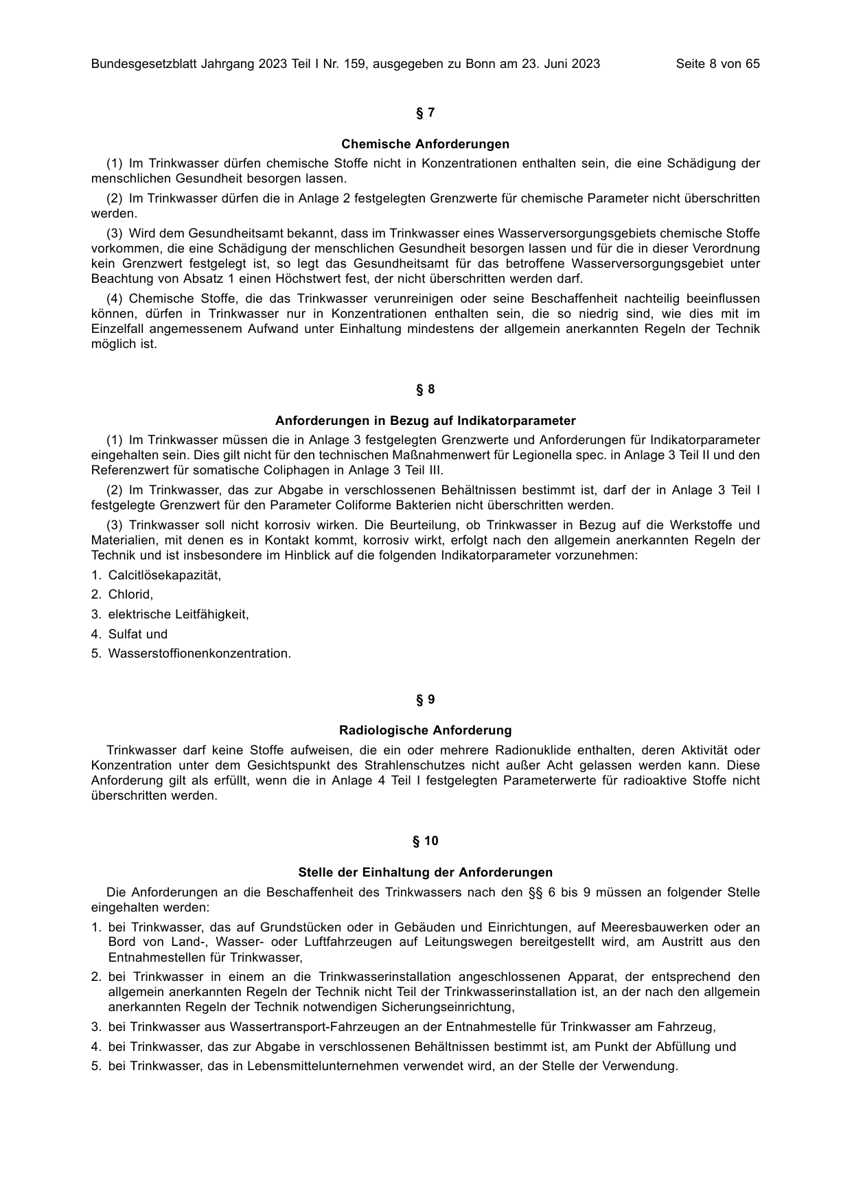 BGBl. 2023, Seite 8 — Originalseite als Abbildung