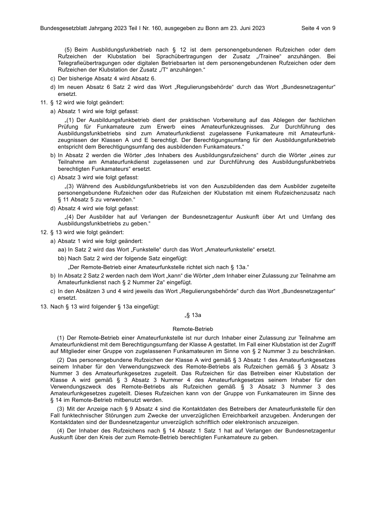 BGBl. 2023, Seite 4 — Originalseite als Abbildung