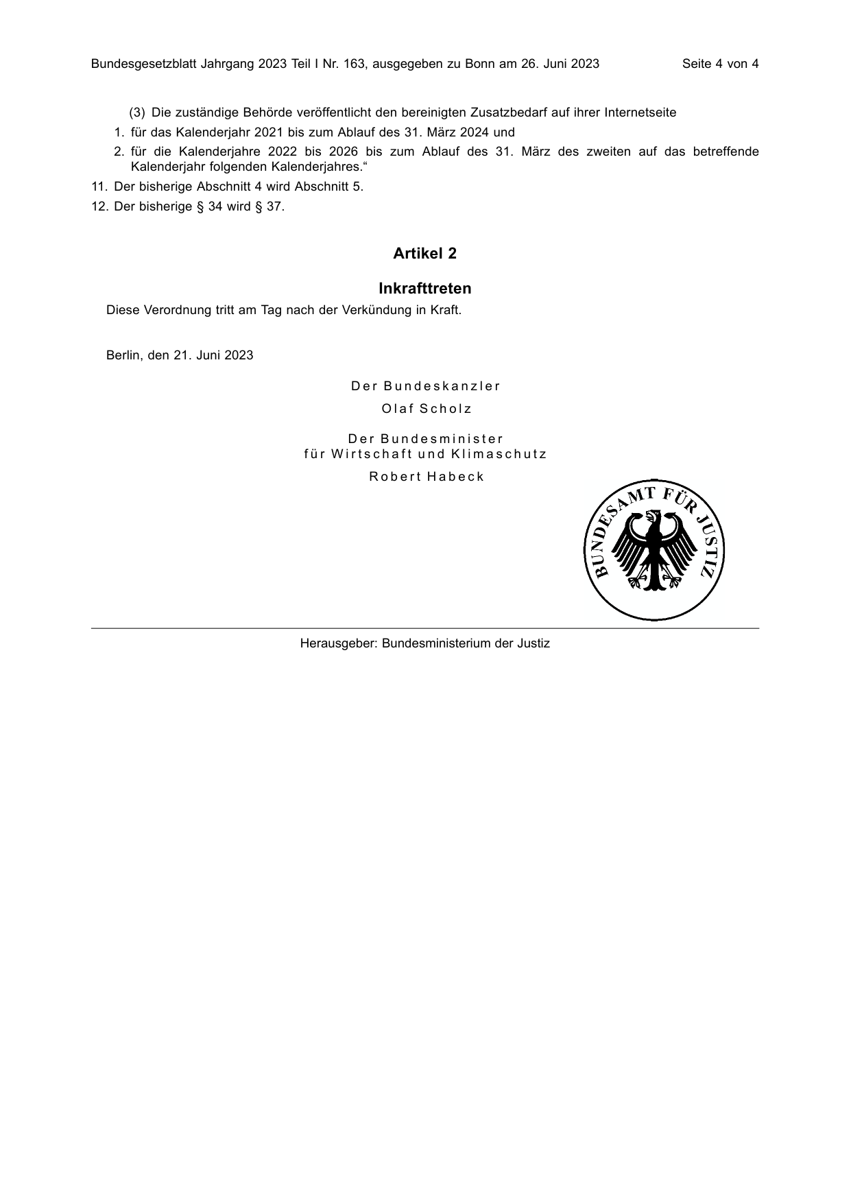 BGBl. 2023, Seite 4 — Originalseite als Abbildung