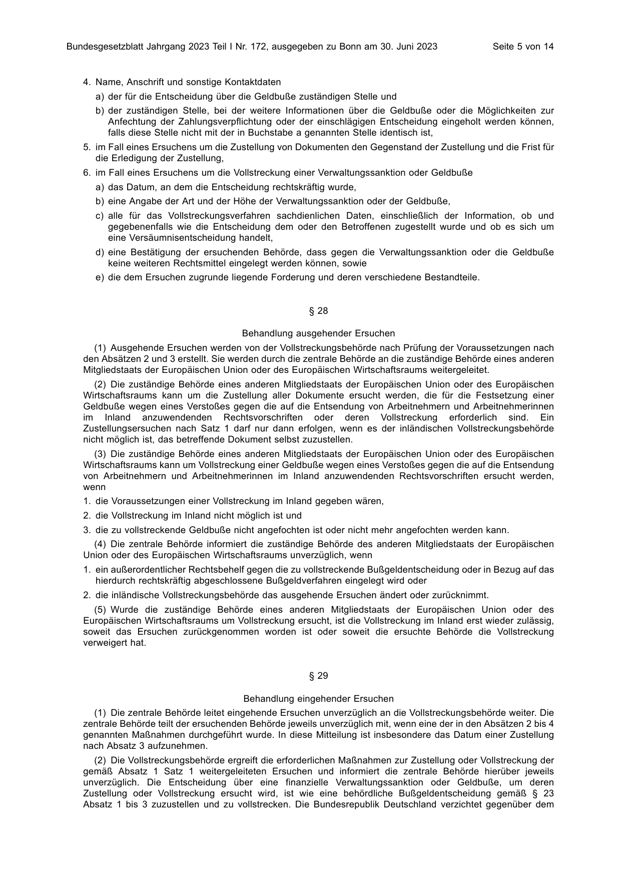 BGBl. 2023, Seite 5 — Originalseite als Abbildung
