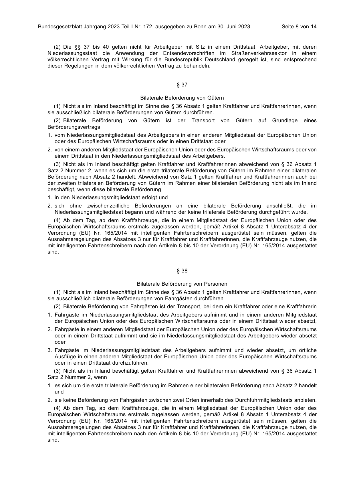 BGBl. 2023, Seite 8 — Originalseite als Abbildung