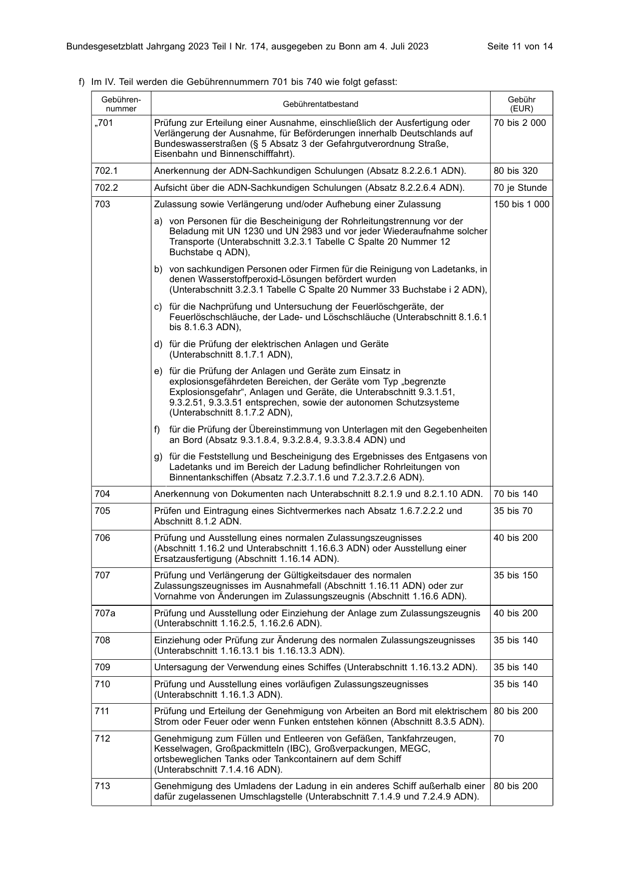 BGBl. 2023, Seite 11 — Originalseite als Abbildung