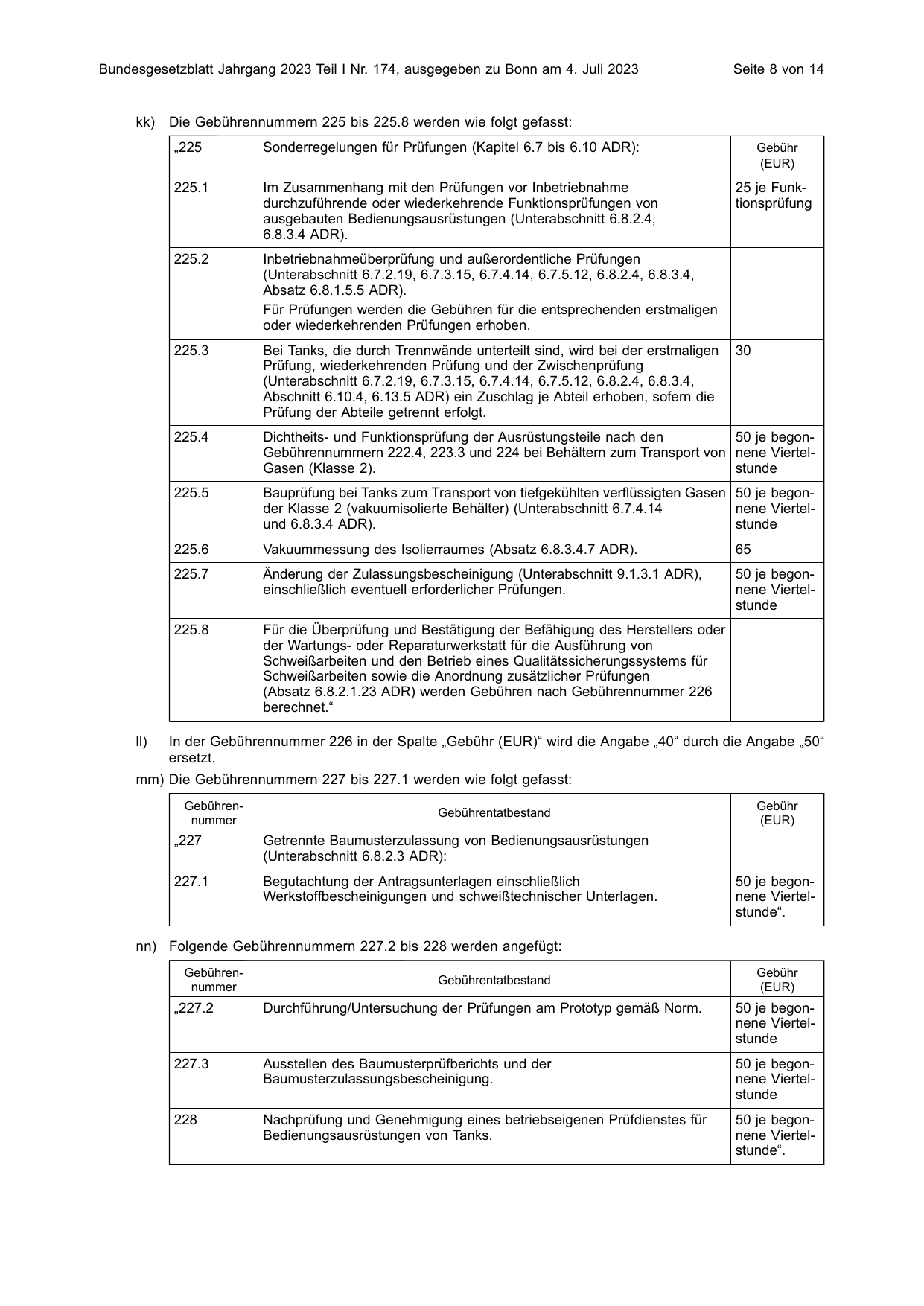 BGBl. 2023, Seite 8 — Originalseite als Abbildung