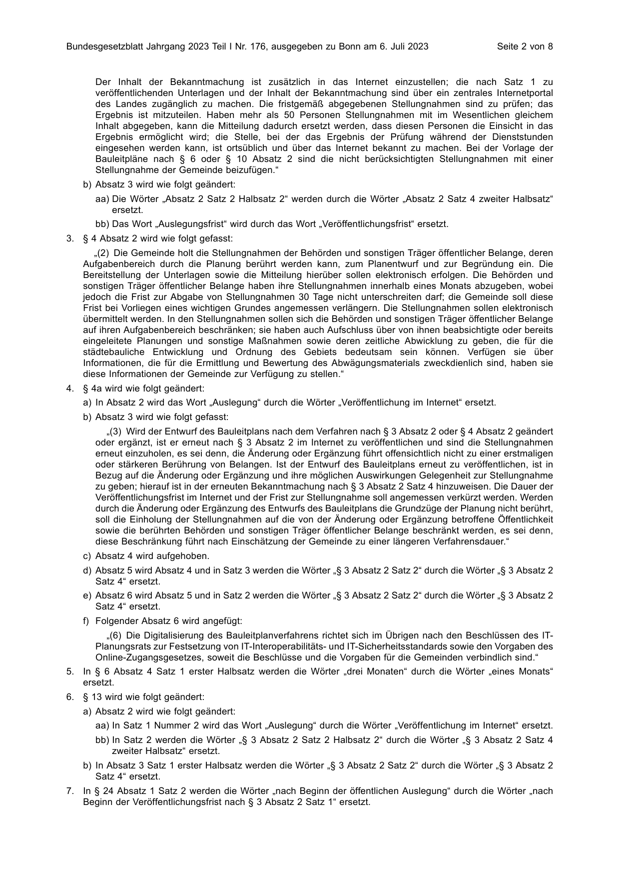 BGBl. 2023, Seite 2 — Originalseite als Abbildung