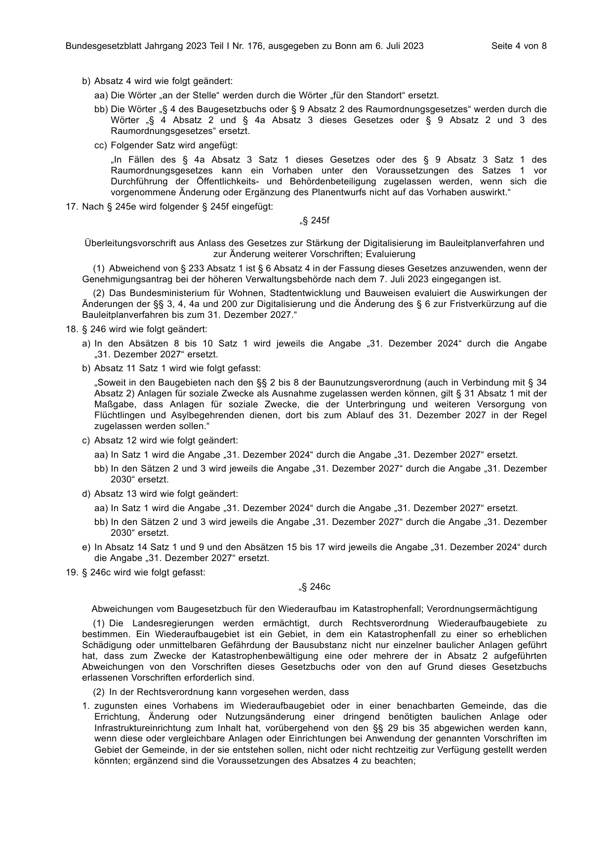 BGBl. 2023, Seite 4 — Originalseite als Abbildung
