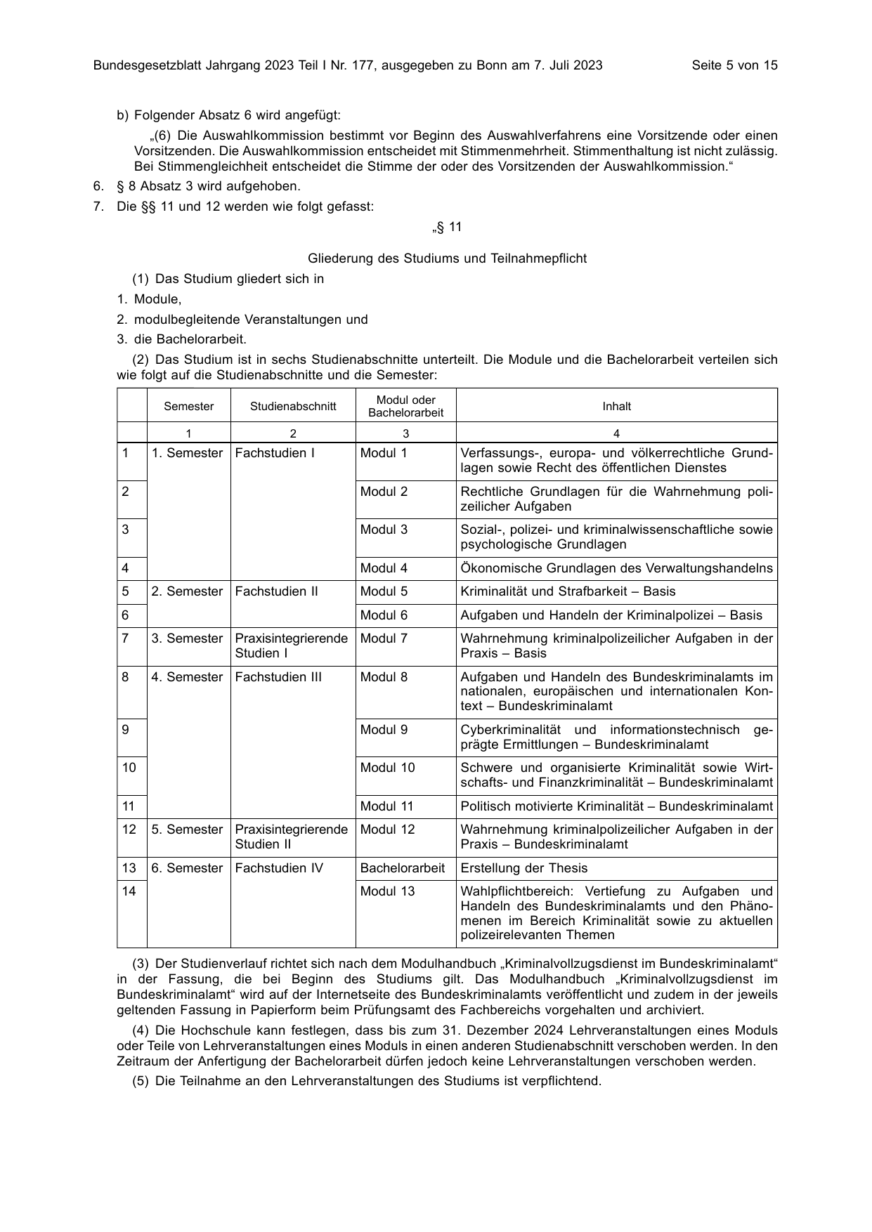 BGBl. 2023, Seite 5 — Originalseite als Abbildung