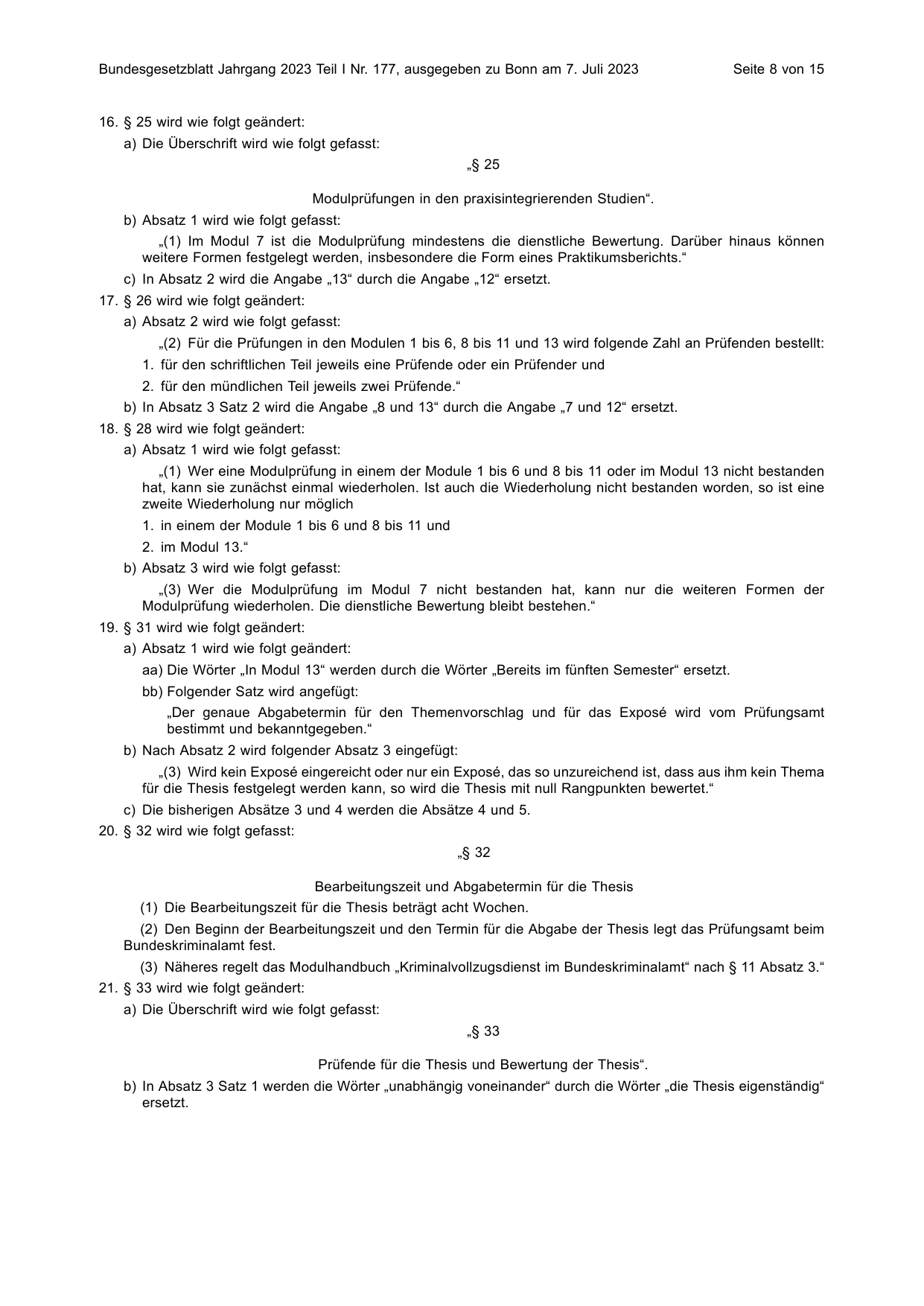 BGBl. 2023, Seite 8 — Originalseite als Abbildung