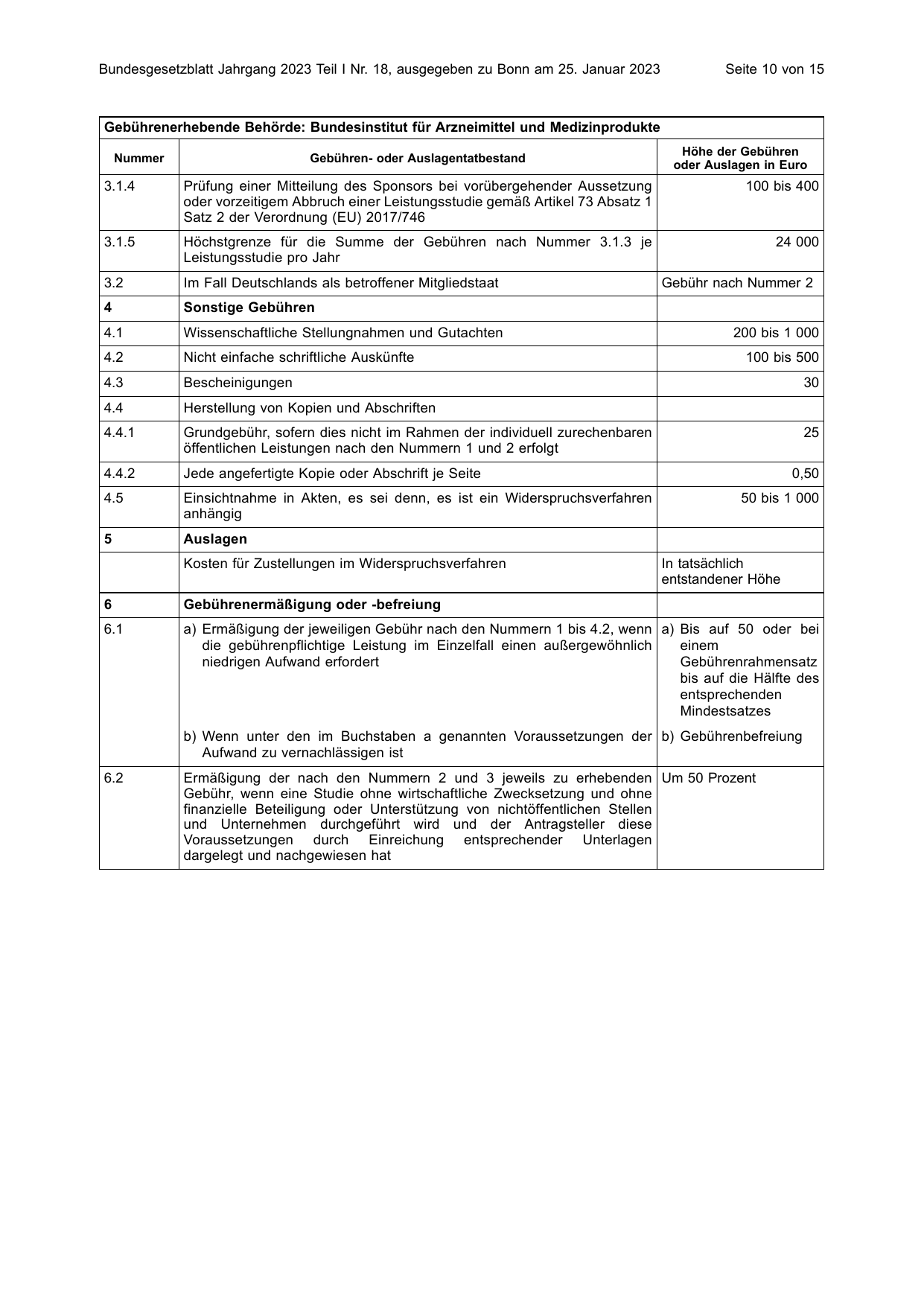 BGBl. 2023, Seite 10 — Originalseite als Abbildung